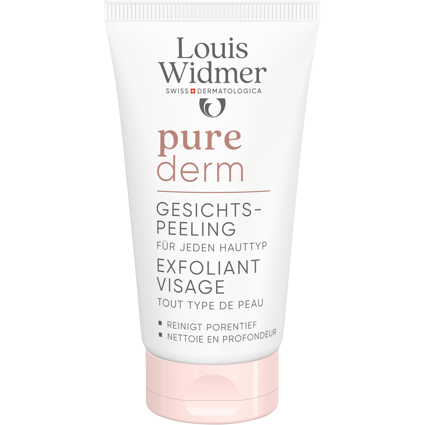Louis Widmer Purederm Gezichtspeeling Zonder Parfum 50 ML
