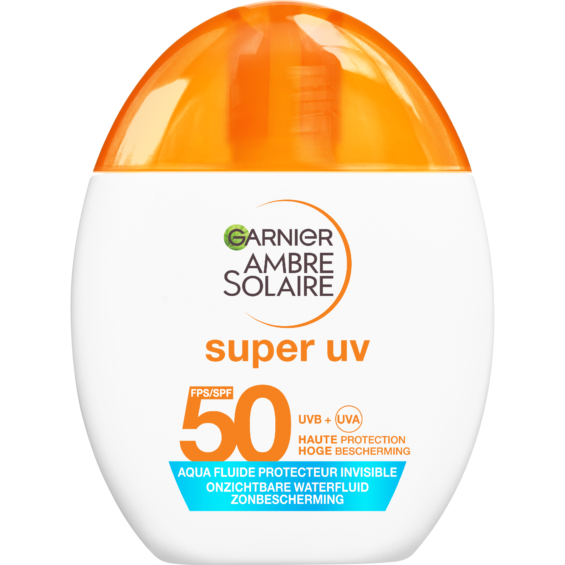 Garnier Ambre Solaire Super UV Face Refreshing Water Fluid Transparent SPF50+ 40 ML