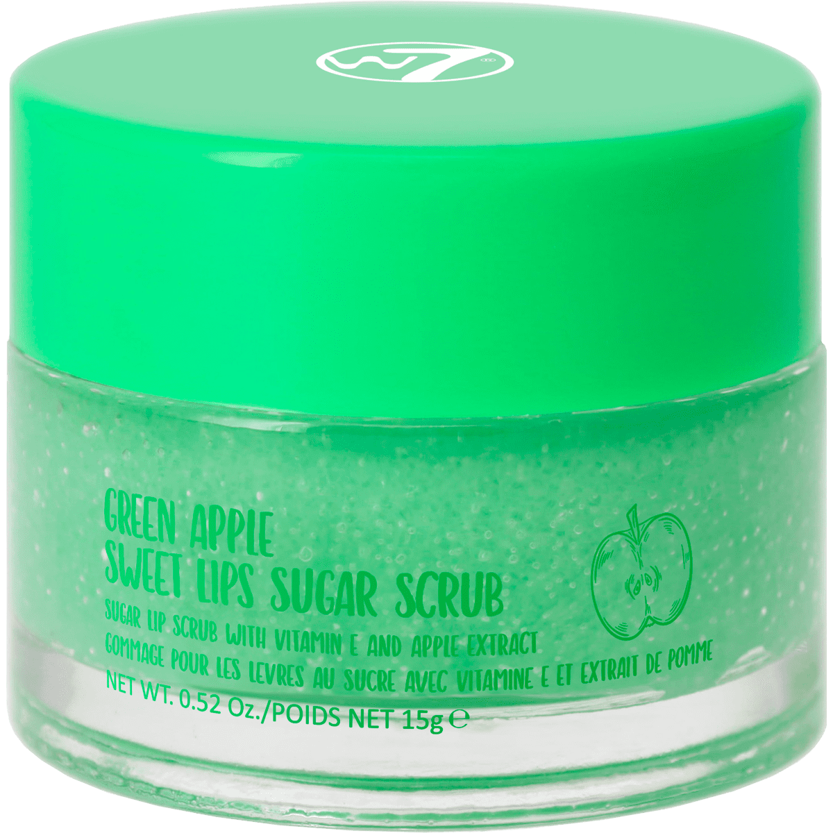 W7 Sweet Sugar Scrub Green Apple