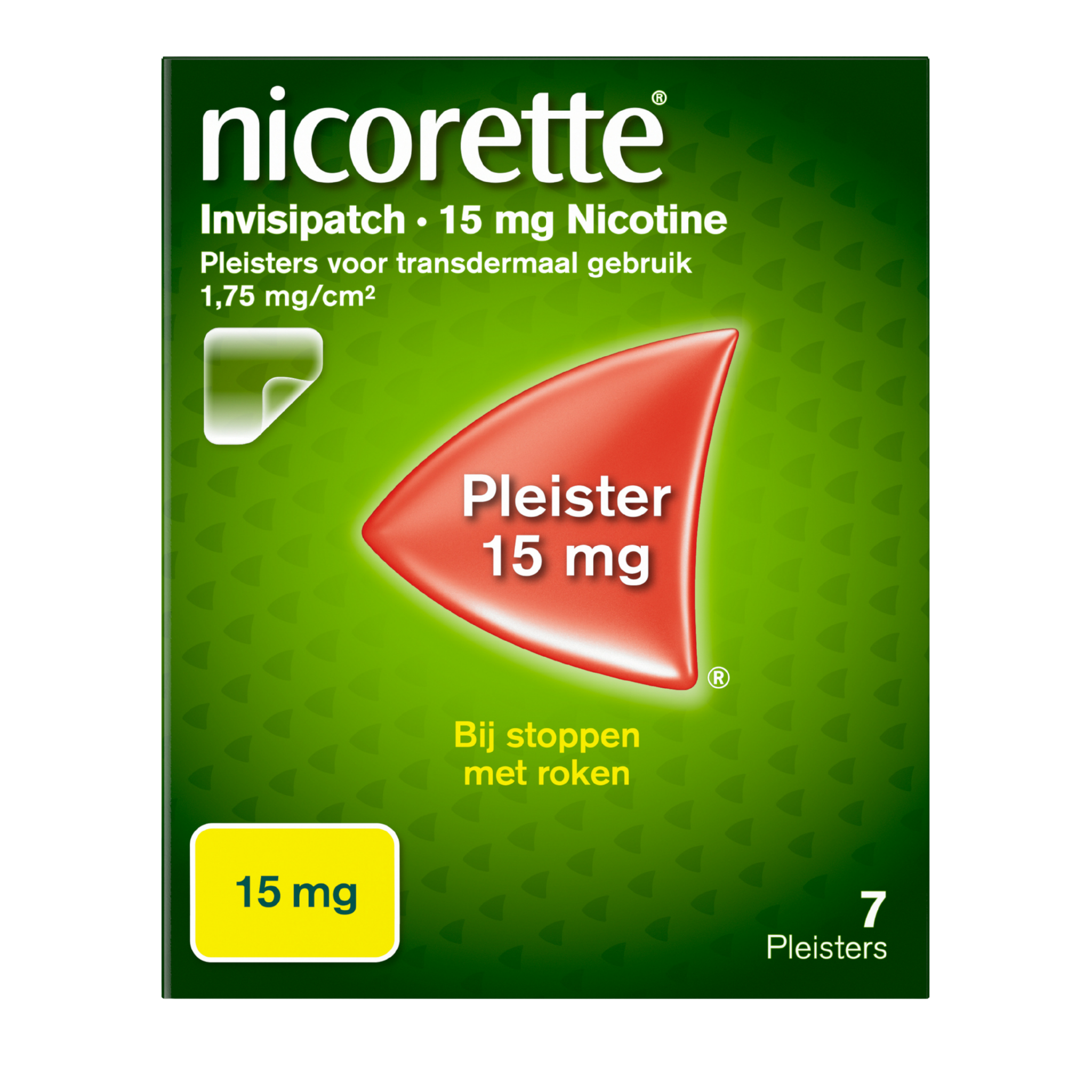 Nicorette Pleister Stoppen met Roken 15 MG Nicotine 7 Stuks