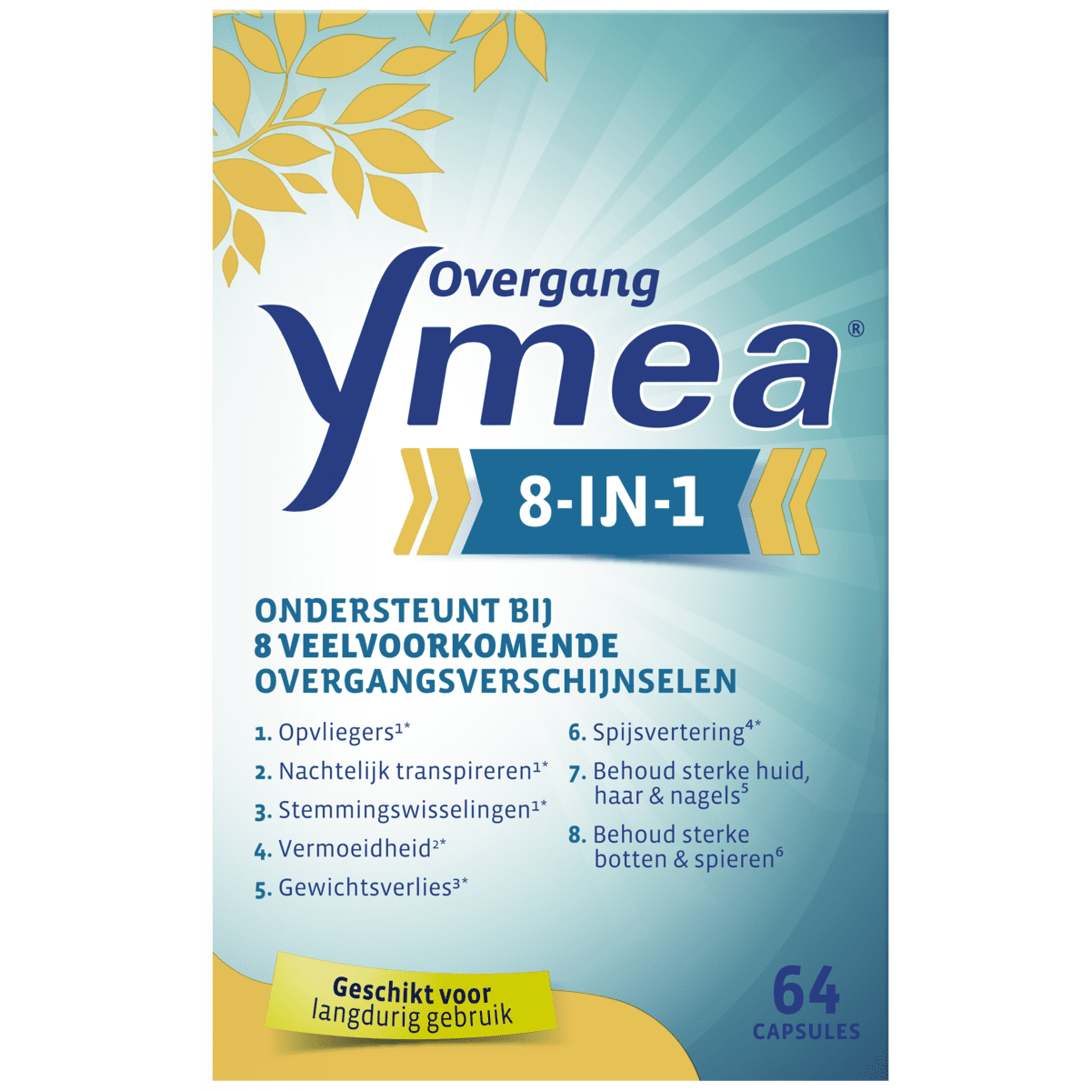 Ymea Overgang 8-in-1 Capsules 64 stuks
