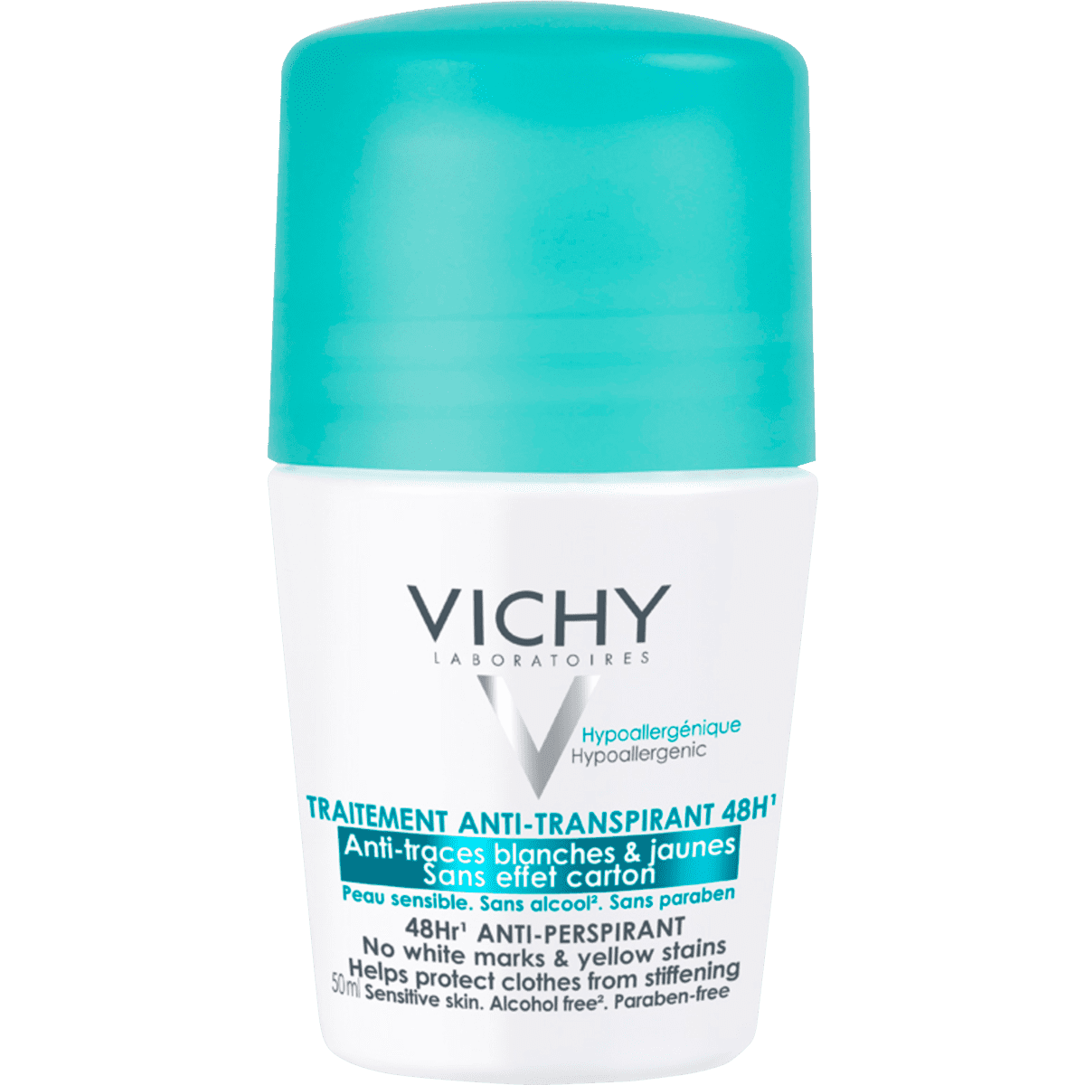 Vichy Deodorant Intense 48U Transpiratie & anti-vlekken Roller 50 ML