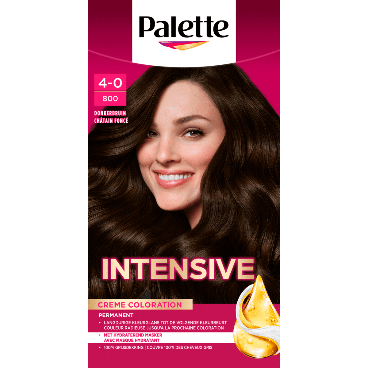 Poly Palette Intensive Crème Coloration Haarverf 800 Donkerbruin