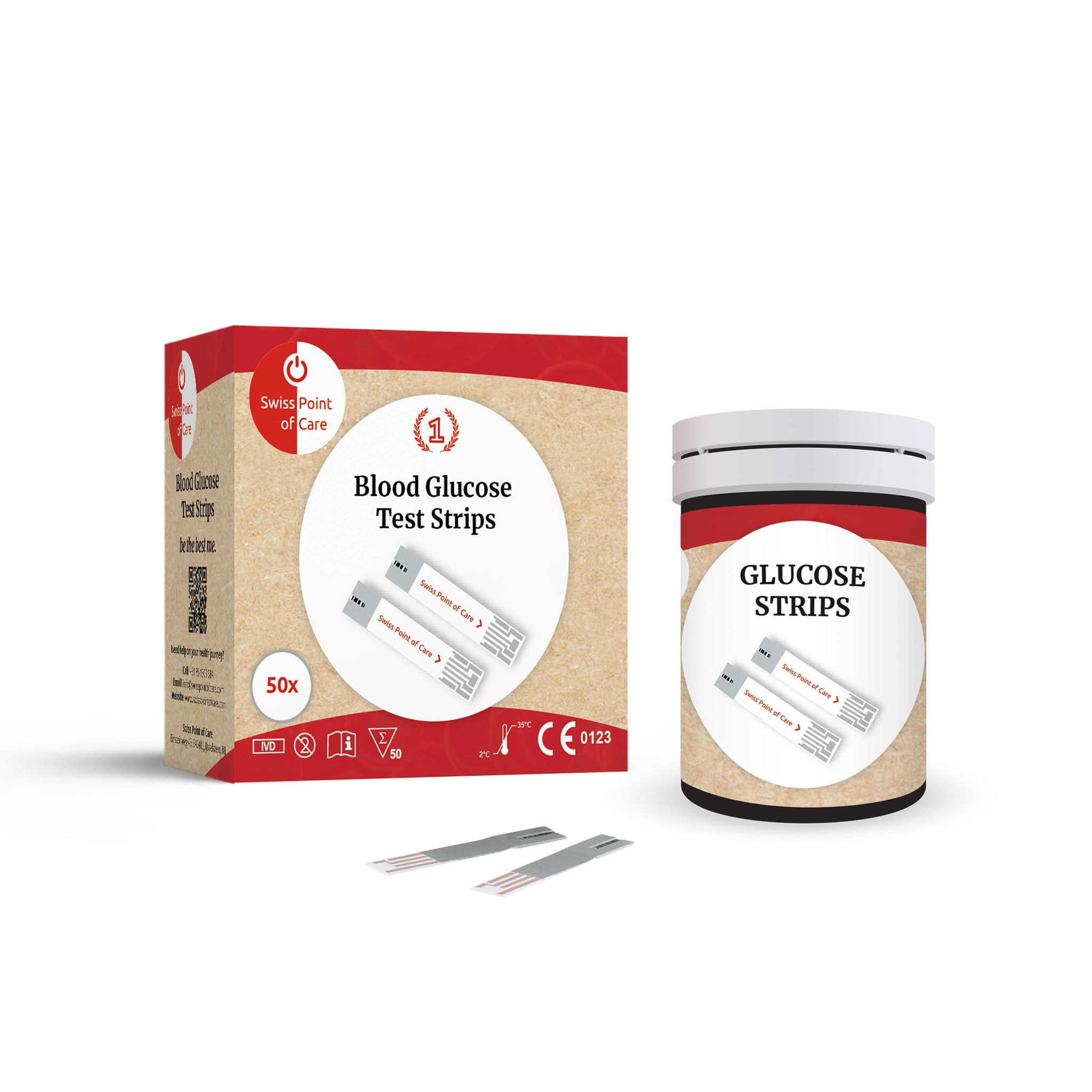 Spoc extra bloed glucose strips 50st