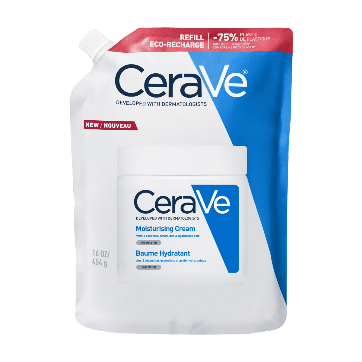 CeraVe Hydraterende Crème Navulling 473 ML