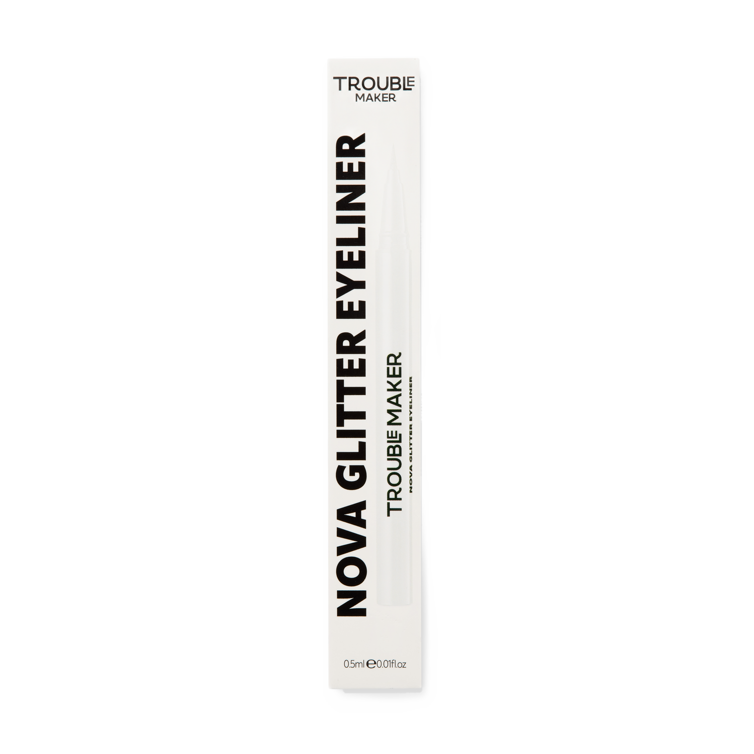 Trouble Maker Nova Glitter Liquid Eyeliner Pen Circuit Breaker Silver