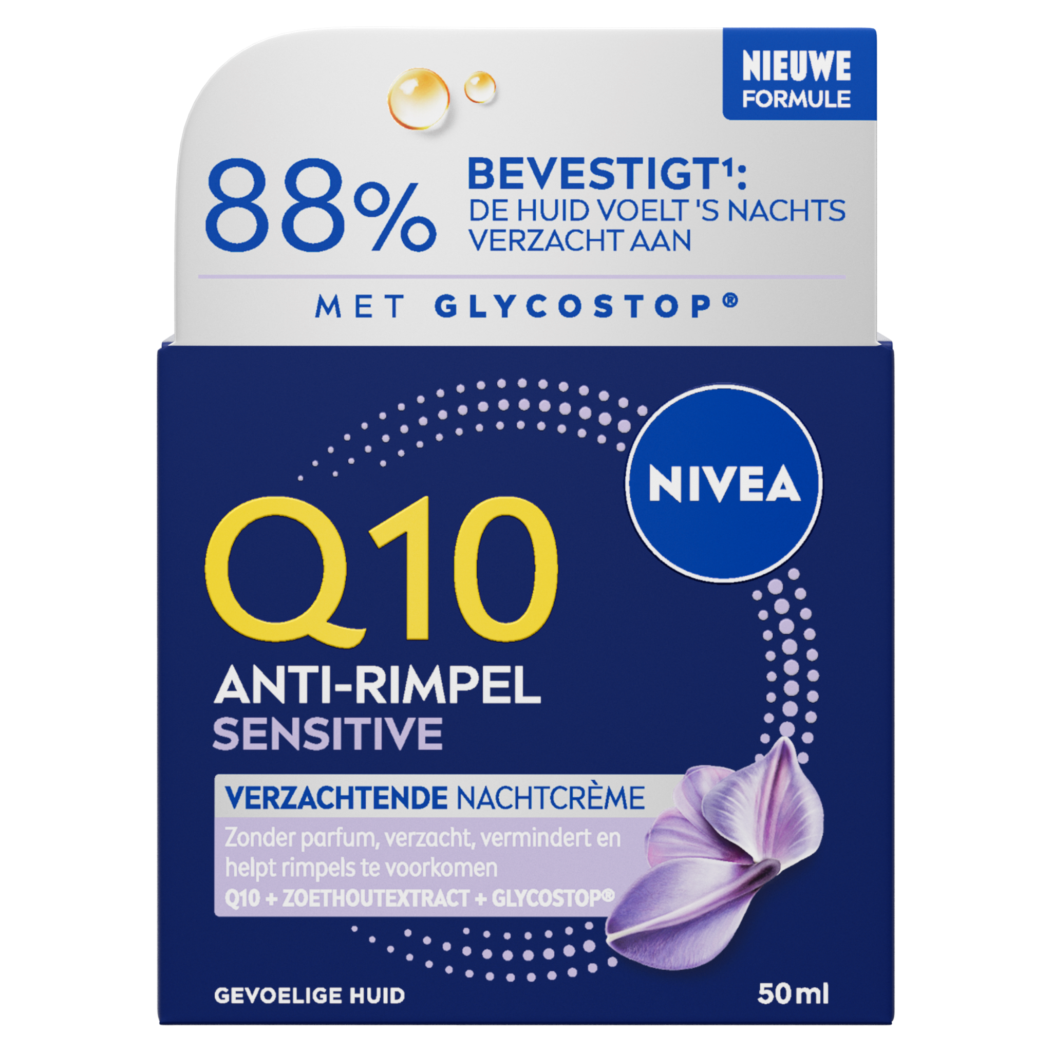 NIVEA Q10 Power Anti-Rimpel Sensitive Hydraterende Nachtcrème 50 ML