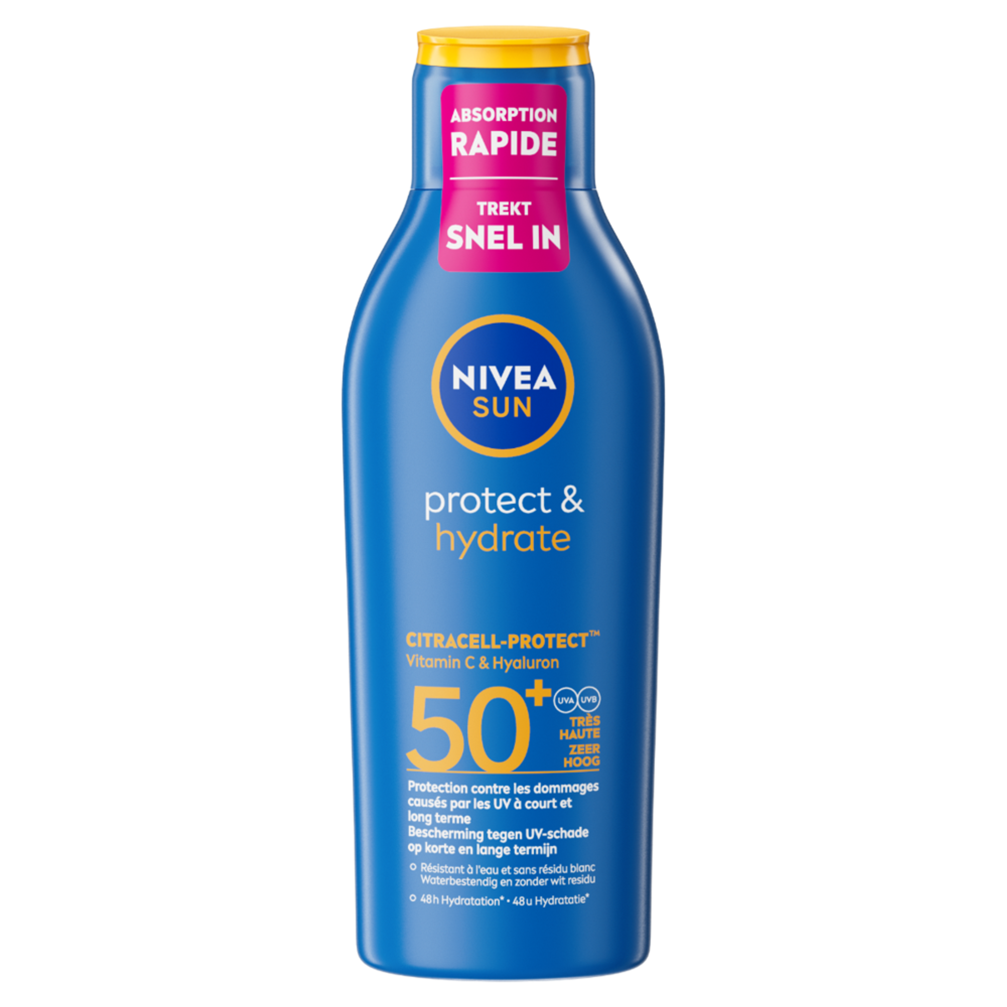 NIVEA SUN Zonnebrand Protect & Hydrate Zonnemelk SPF50+ 200 ML