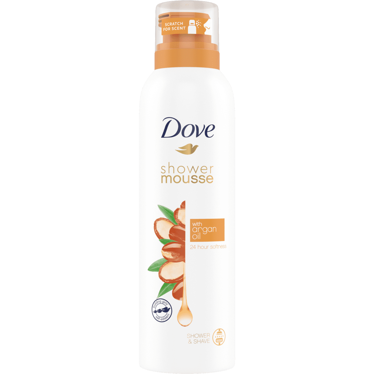 Dove Argan Oil Shower Mousse 200 ML