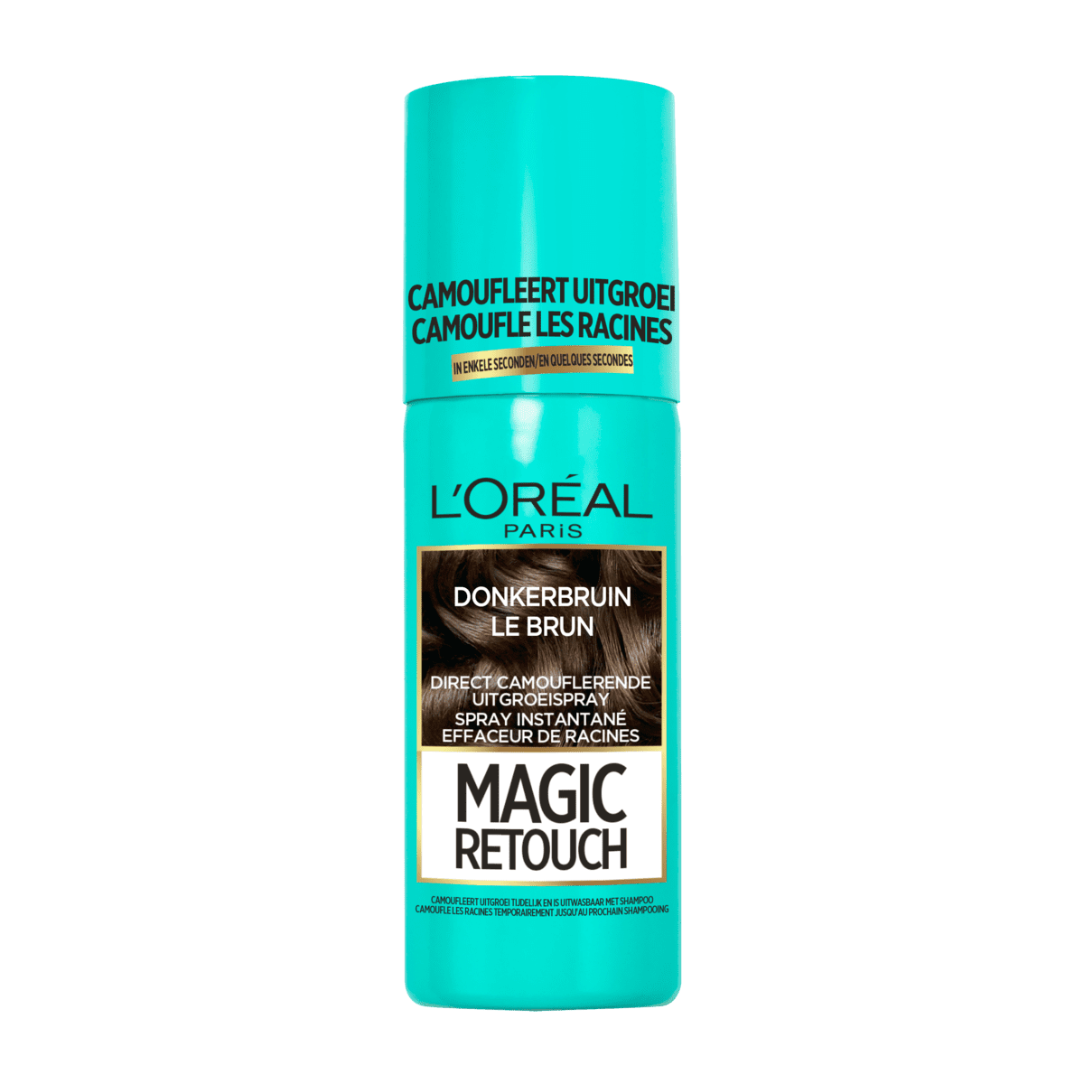 L'Oréal Paris Magic Retouch Camouflerende Uitgroeispray 2 Donkerbruin 75 ML