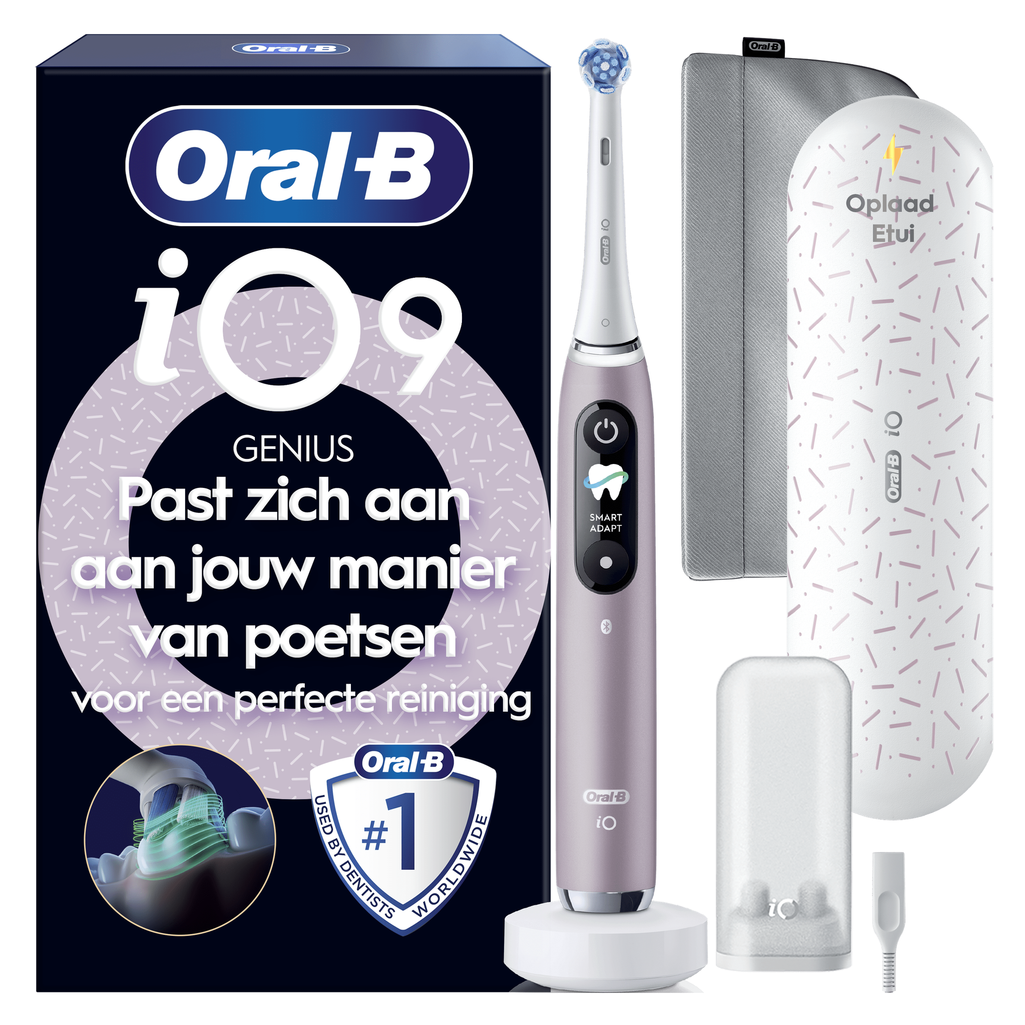 Oral-B iO 9s Rose Quartz Elektrische Tandenborstel