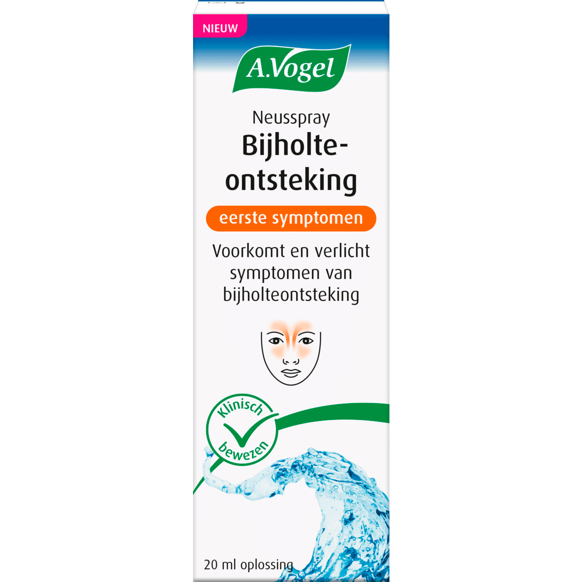 A.Vogel Neusspray Bijholte Ontsteking Eerste Symptomen 20 ML