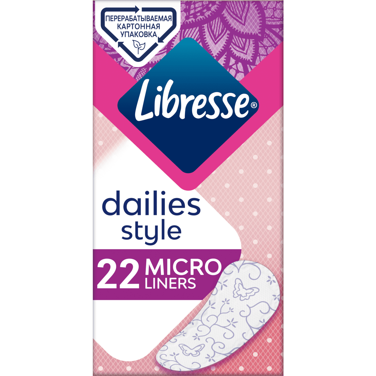 Libresse Micro inlegkruisjes 22 stuks 22 EA | Etos