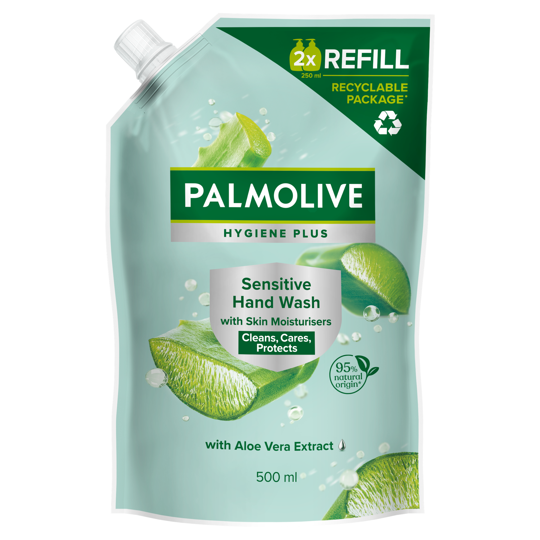 Palmolive Hygiëne+ Sensitive Antibacteriële Handzeep Navulzak 500 ML