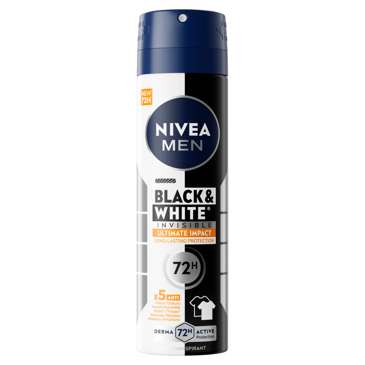 NIVEA MEN Black & White Ultimate Impact Deodorant Spray 150 ML