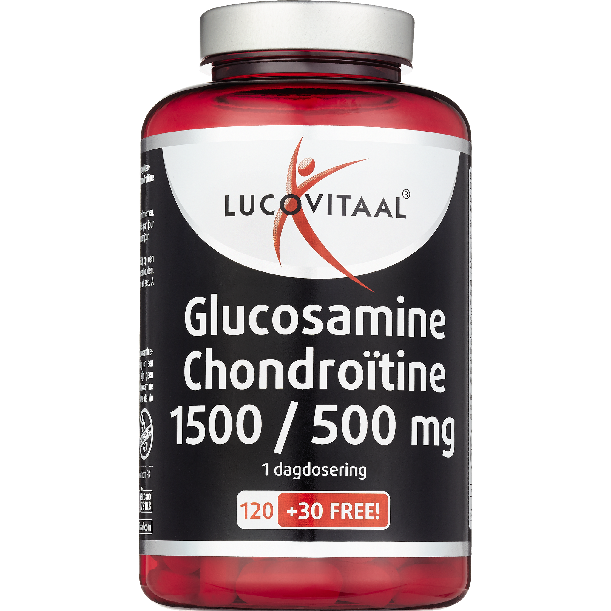 Lucovitaal Glucosamine Chondroïtine 1500/500 mg Tabletten 150 stuks