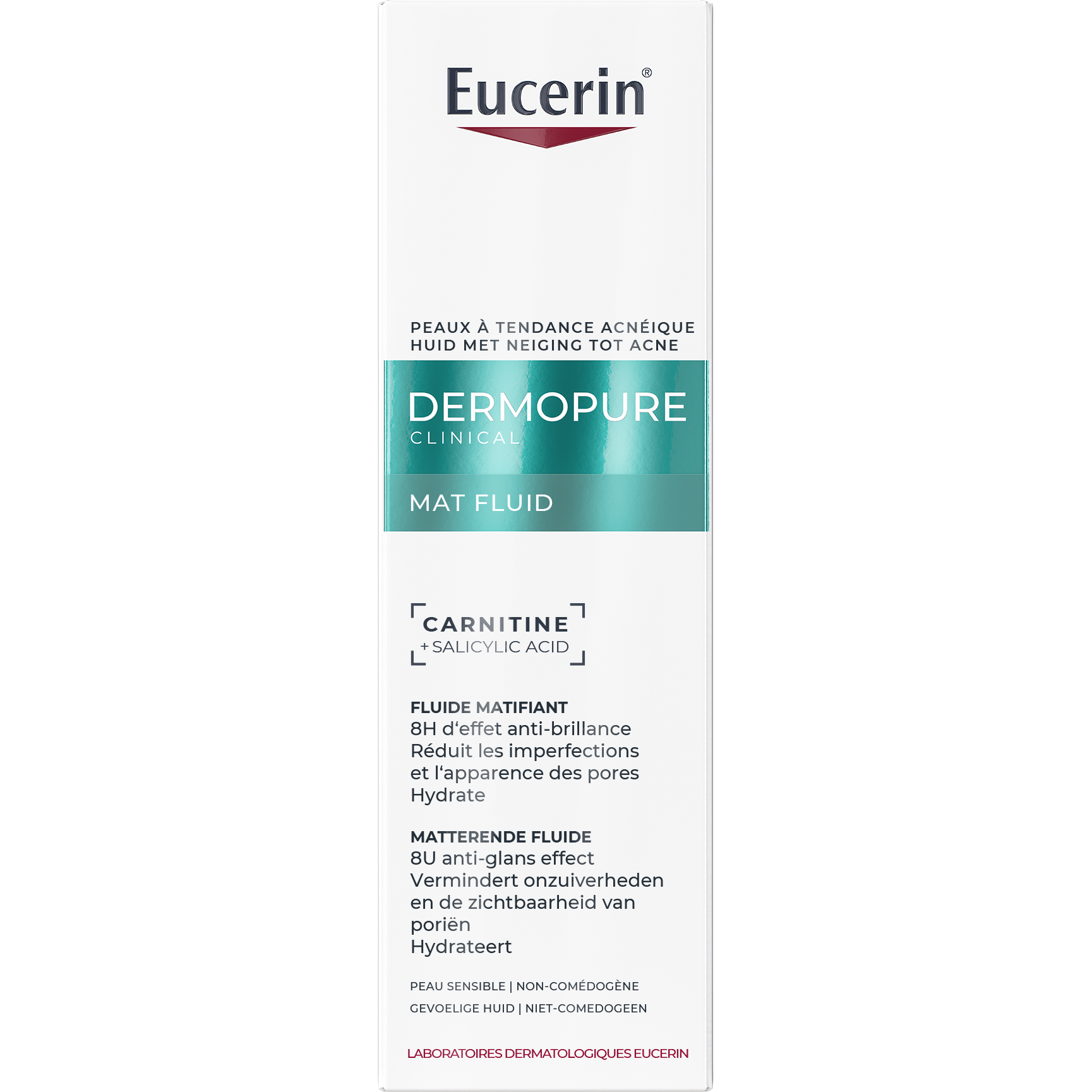 Eucerin DERMOPURE CLINICAL Mat Fluid Gevoelige Huid 40 ML
