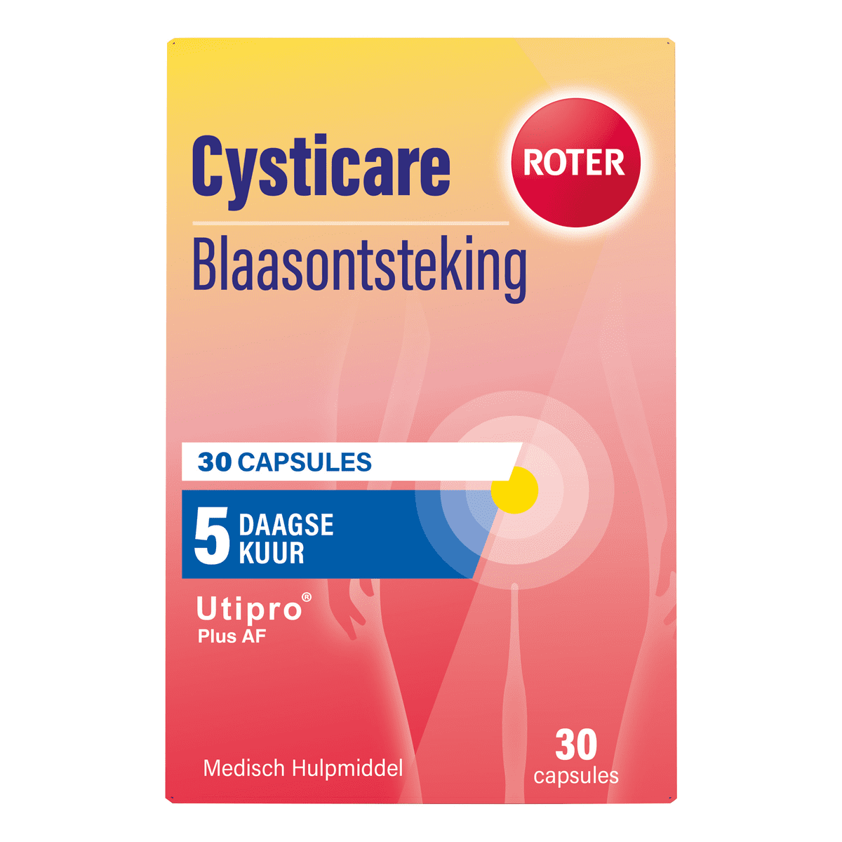 Roter Cysticare Utipro Plus AF Capsules 30 stuks