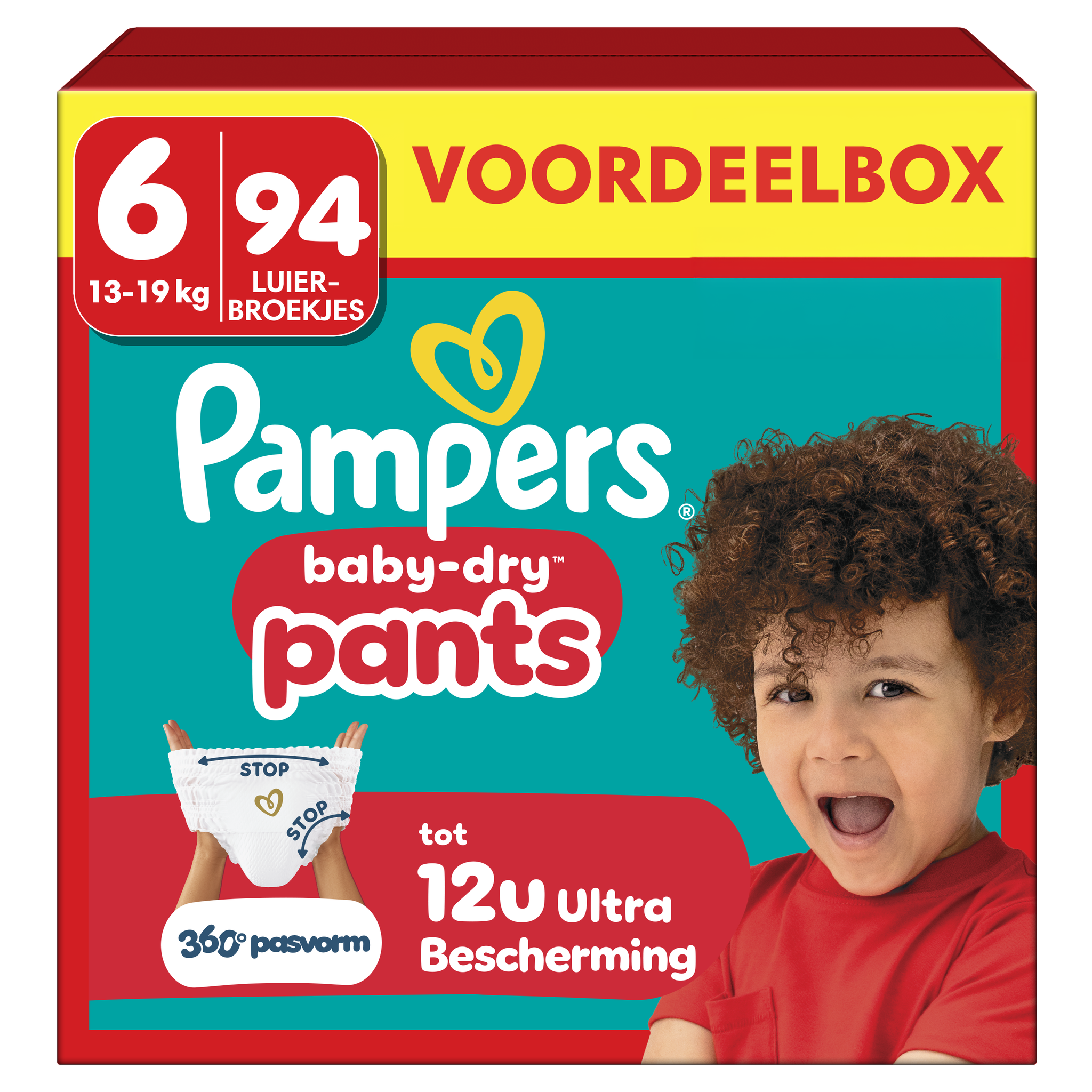 Pampers Baby Dry Pants Voordeelbox Luierbroekjes Maat 6 13-19 kg 94 stuks
