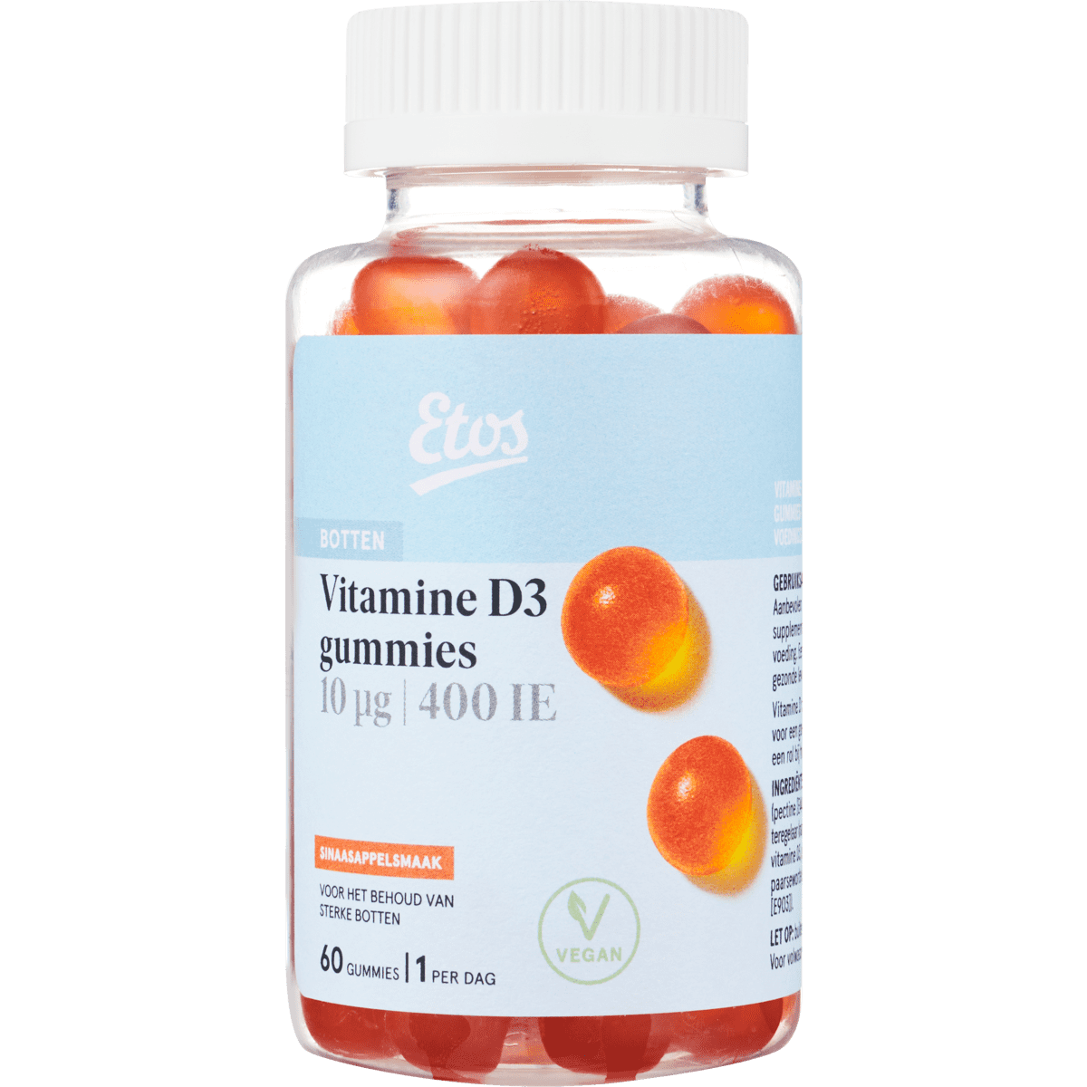 Etos Vitamine D gummies 60 stuks 60 EA Etos