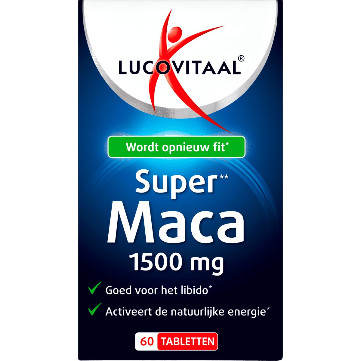 Lucovitaal Super Maca 1500 MG Tabletten 60 stuks