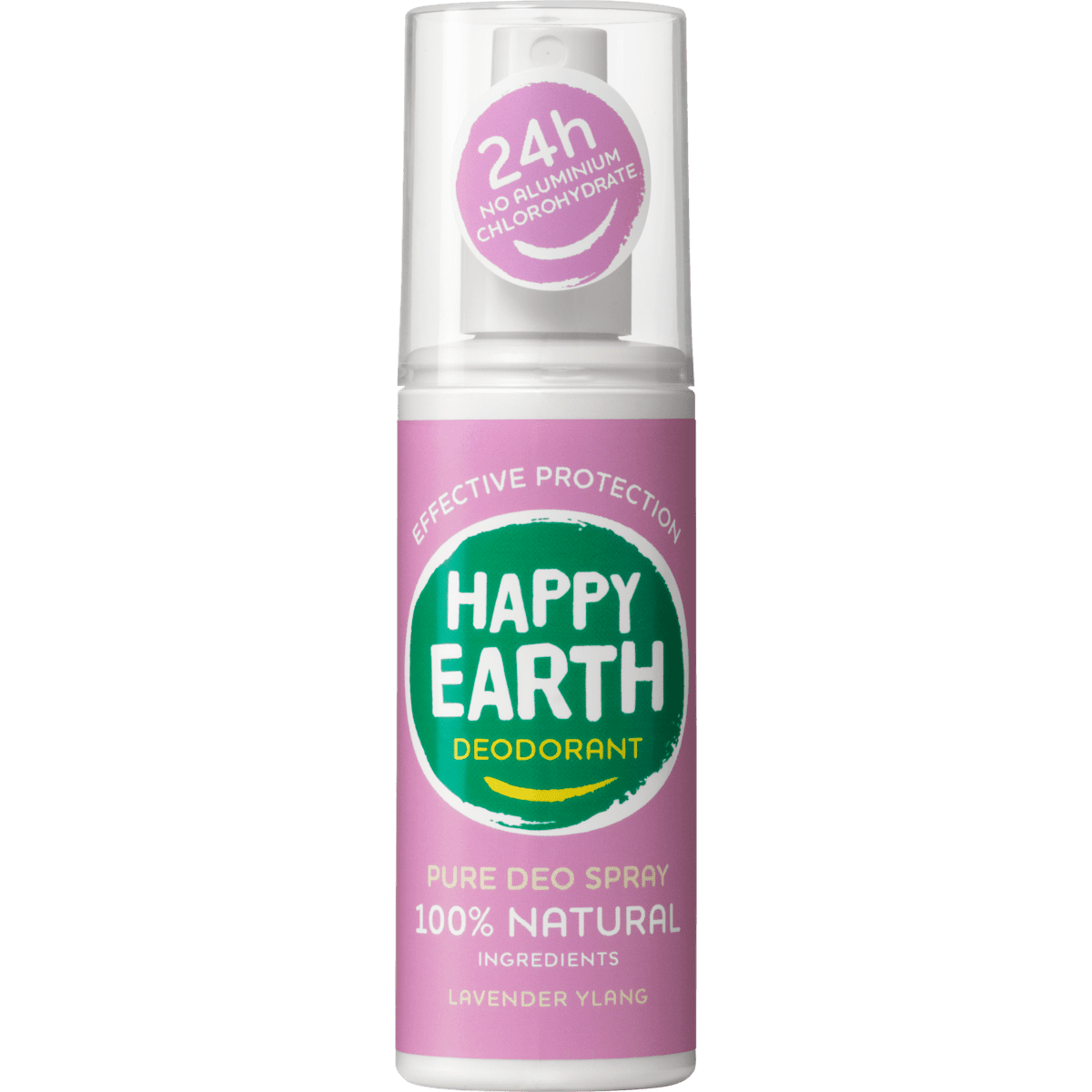 Happy Earth 100% Natuurlijke Lavender Ylang Deodorant Spray 100 ML