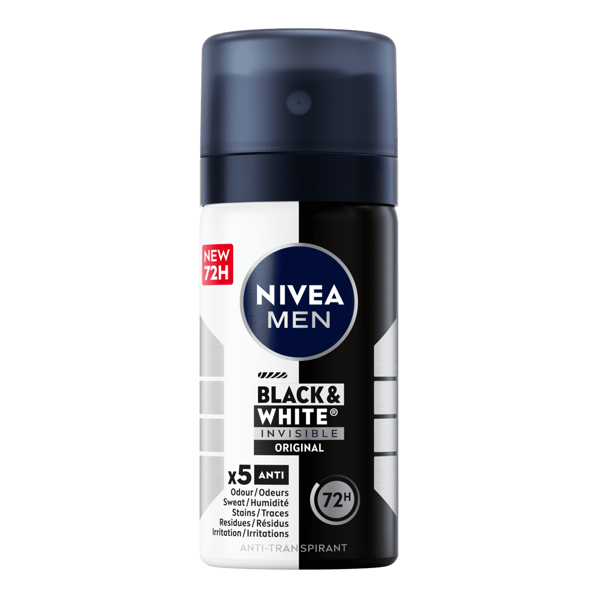 NIVEA MEN Black & White Deodorant Spray Mini 35 ML