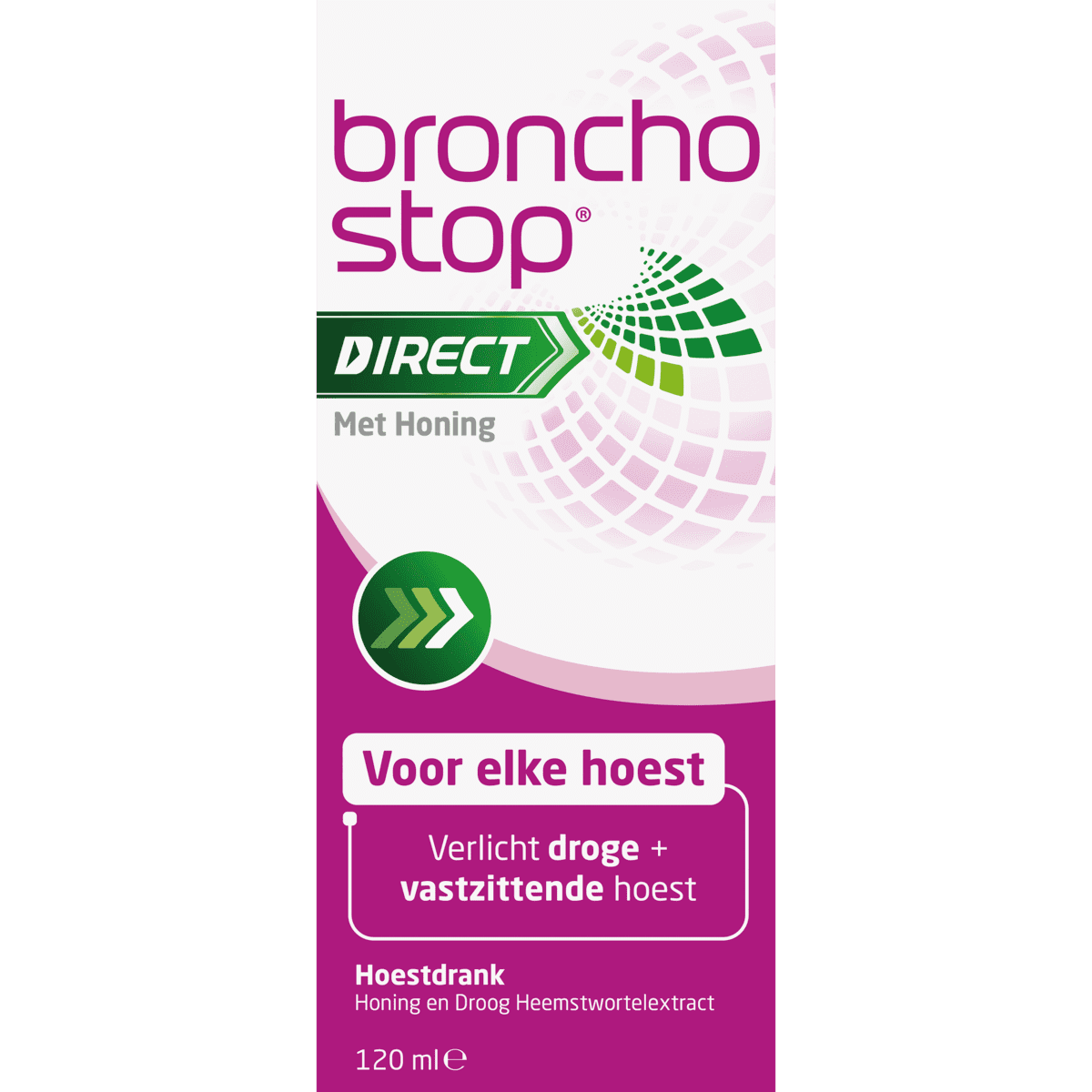 Bronchostop Direct Hoestdrank met Honing 120 ML