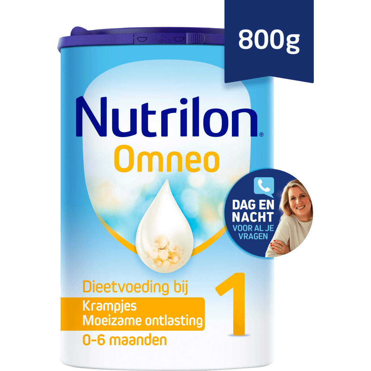 Nutrilon Omneo 1 Dieetvoeding 0-6 Maanden 800 gram