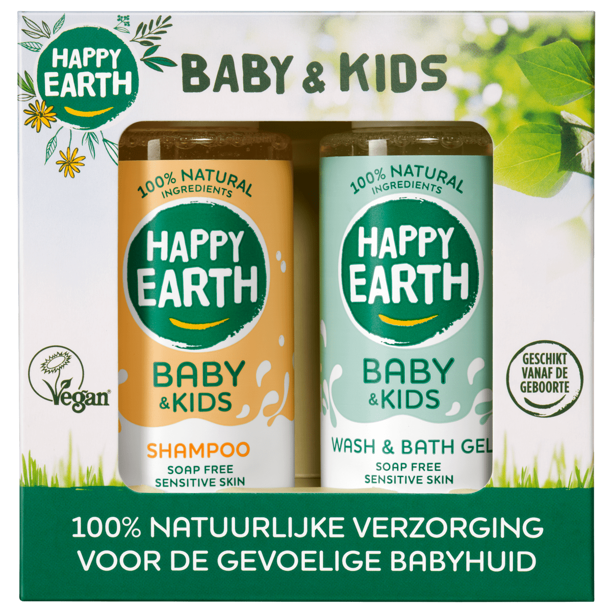 Happy Earth 100% Natuurlijke Baby & Kids Starter Pack 2x 100 ML