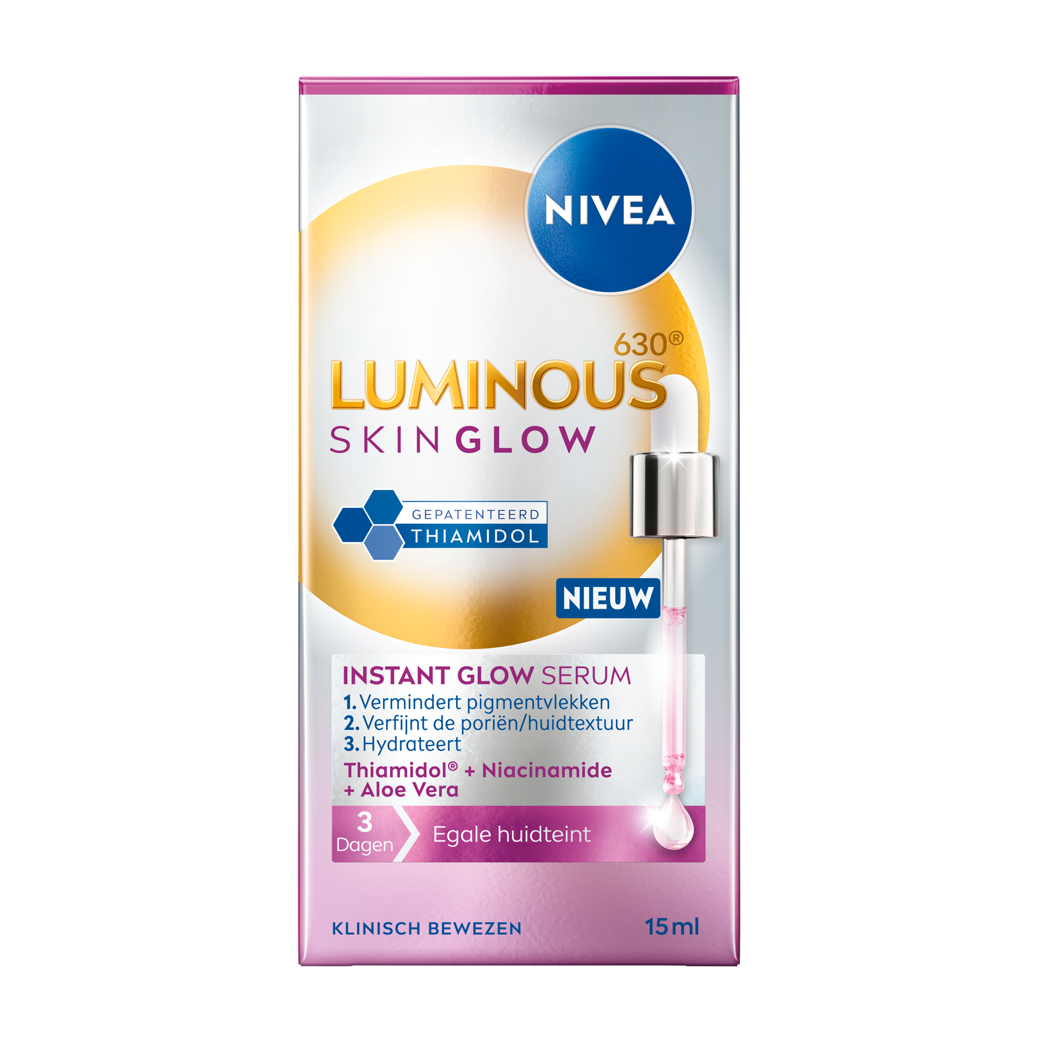 NIVEA Luminous Skin Glow Instant Glow Serum 15 ML