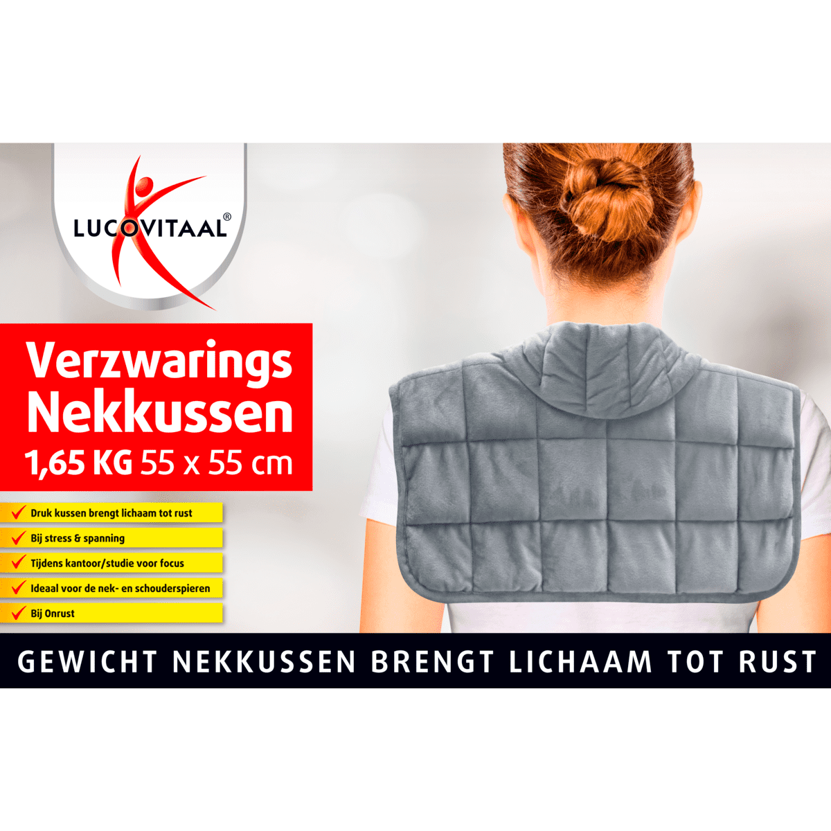 Lucovitaal Verzwarings Nekkussen 1,65 KG