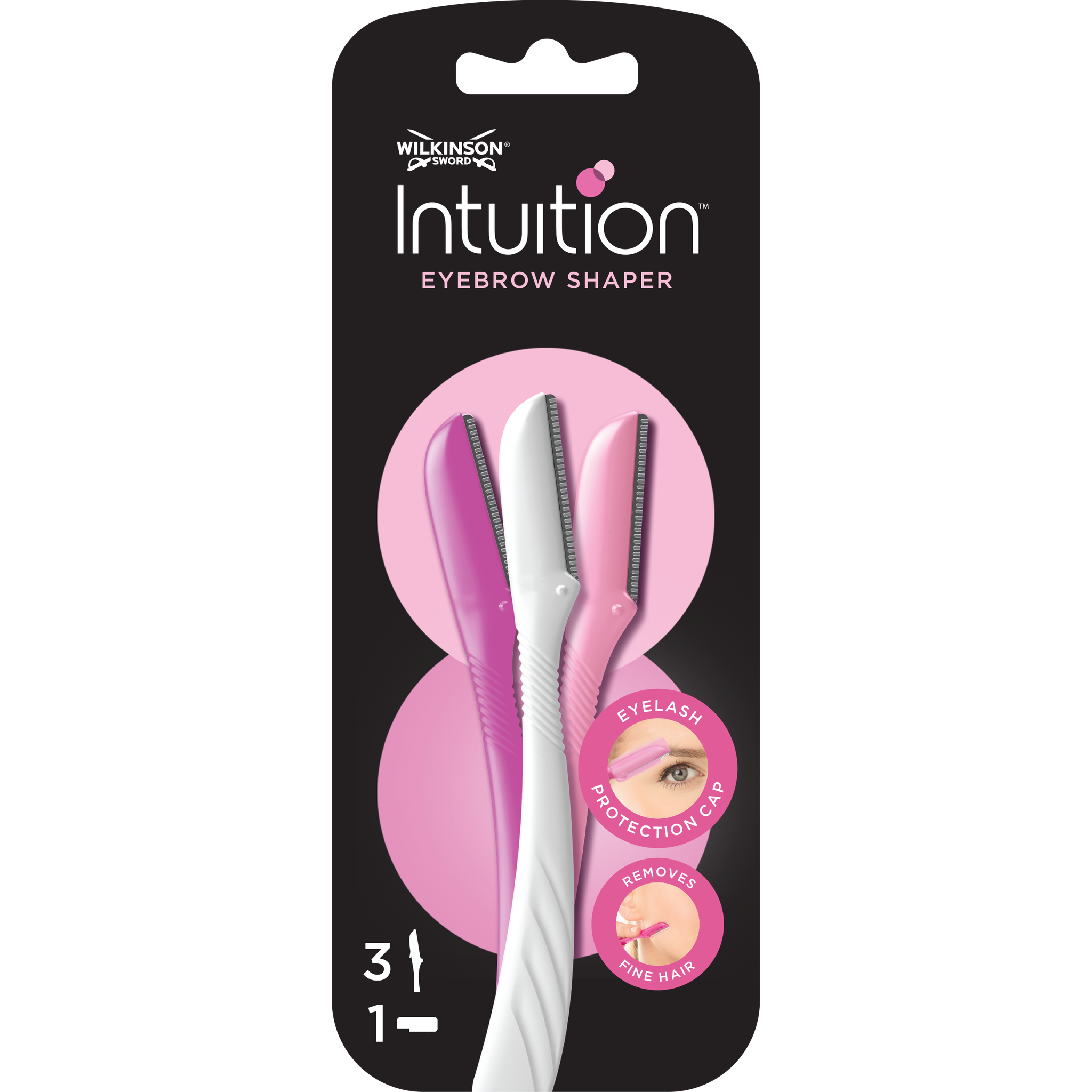 Wilkinson Sword Intuition Eyebrow Shaper 3 stuks
