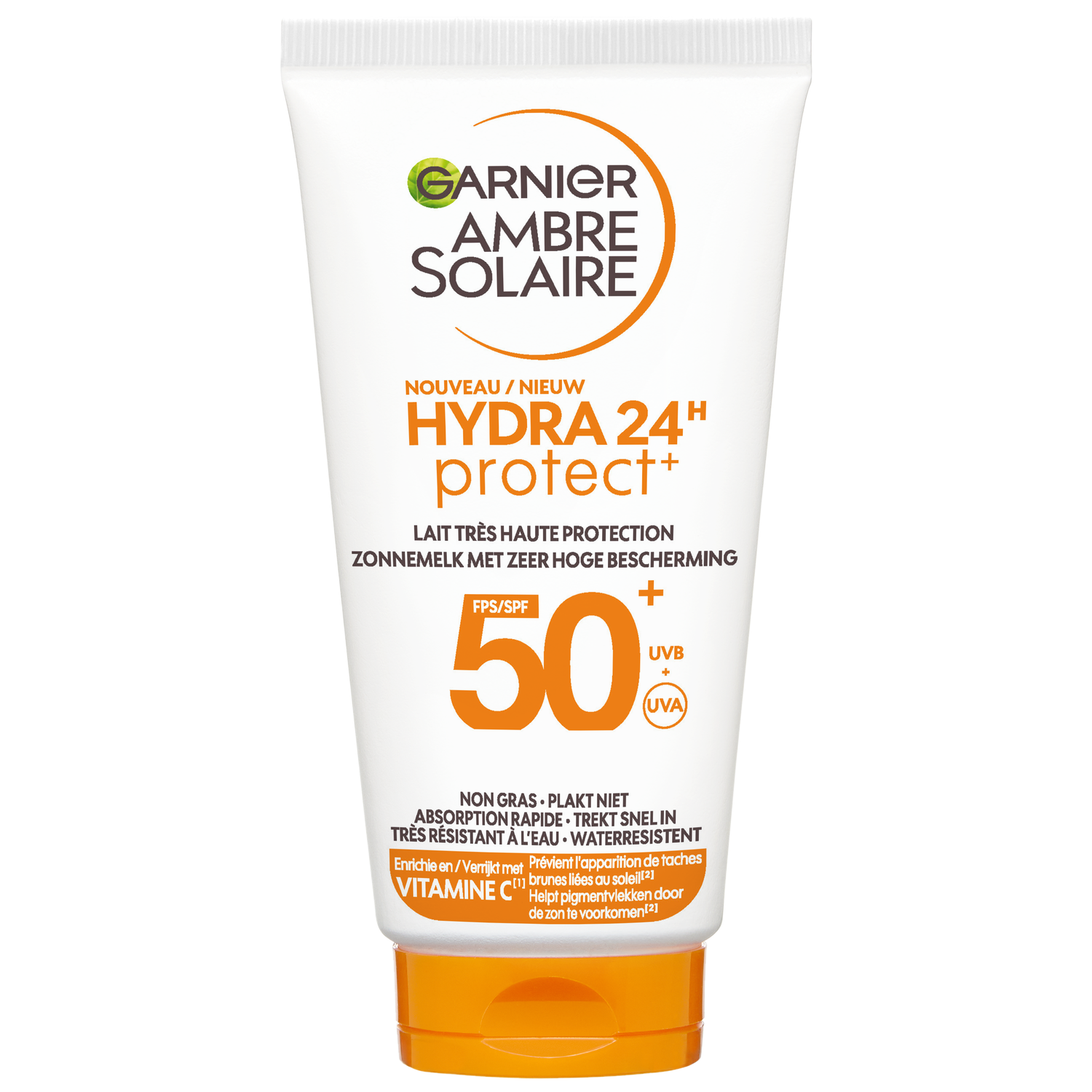 Garnier Ambre Solaire Hydra 24H Protect Lotion Zonnebrandcrème SPF50 50 ML Reisformaat Waterresistent