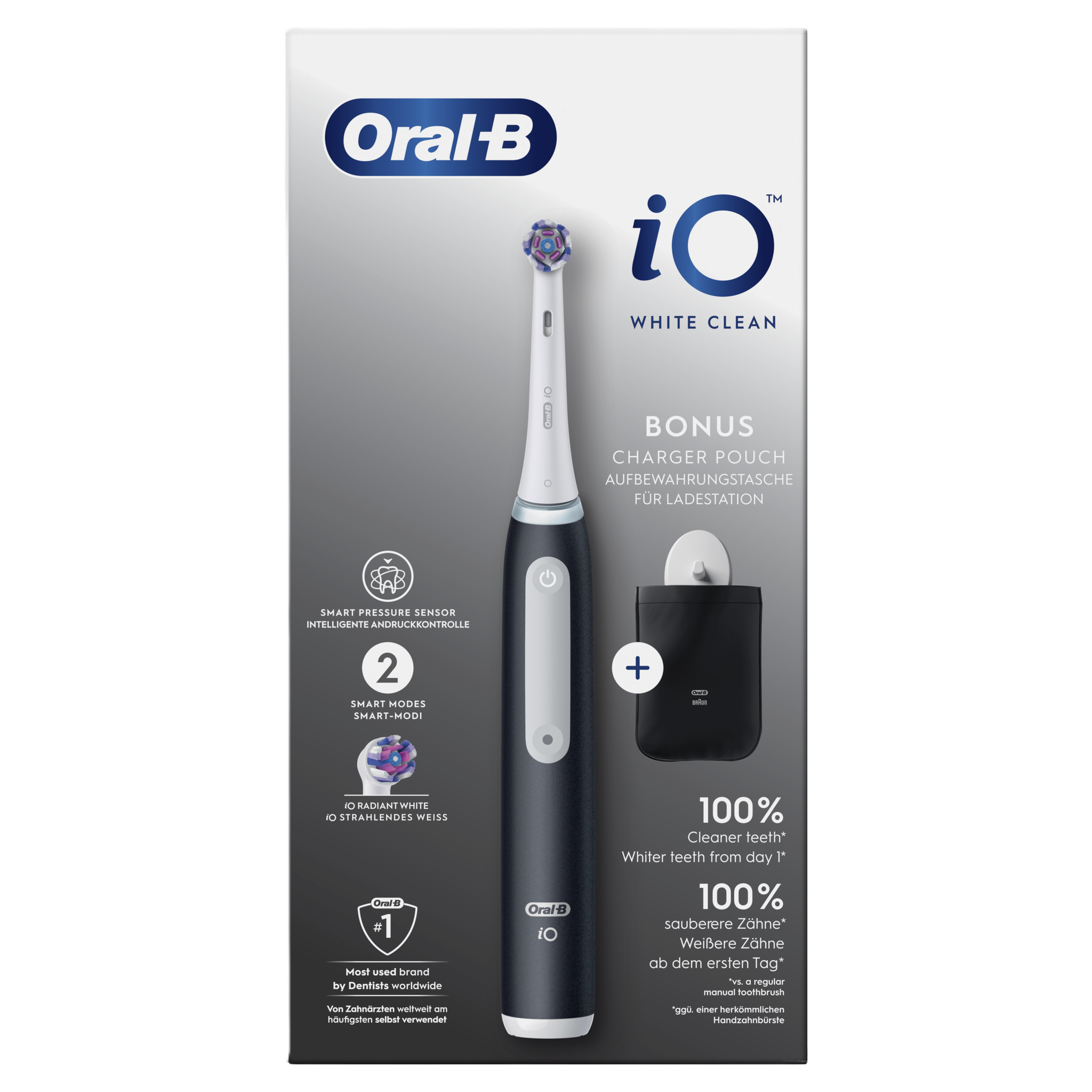 Oral-B iO 3 Clean & Whiten Zwart Elektrische Tandenborstel