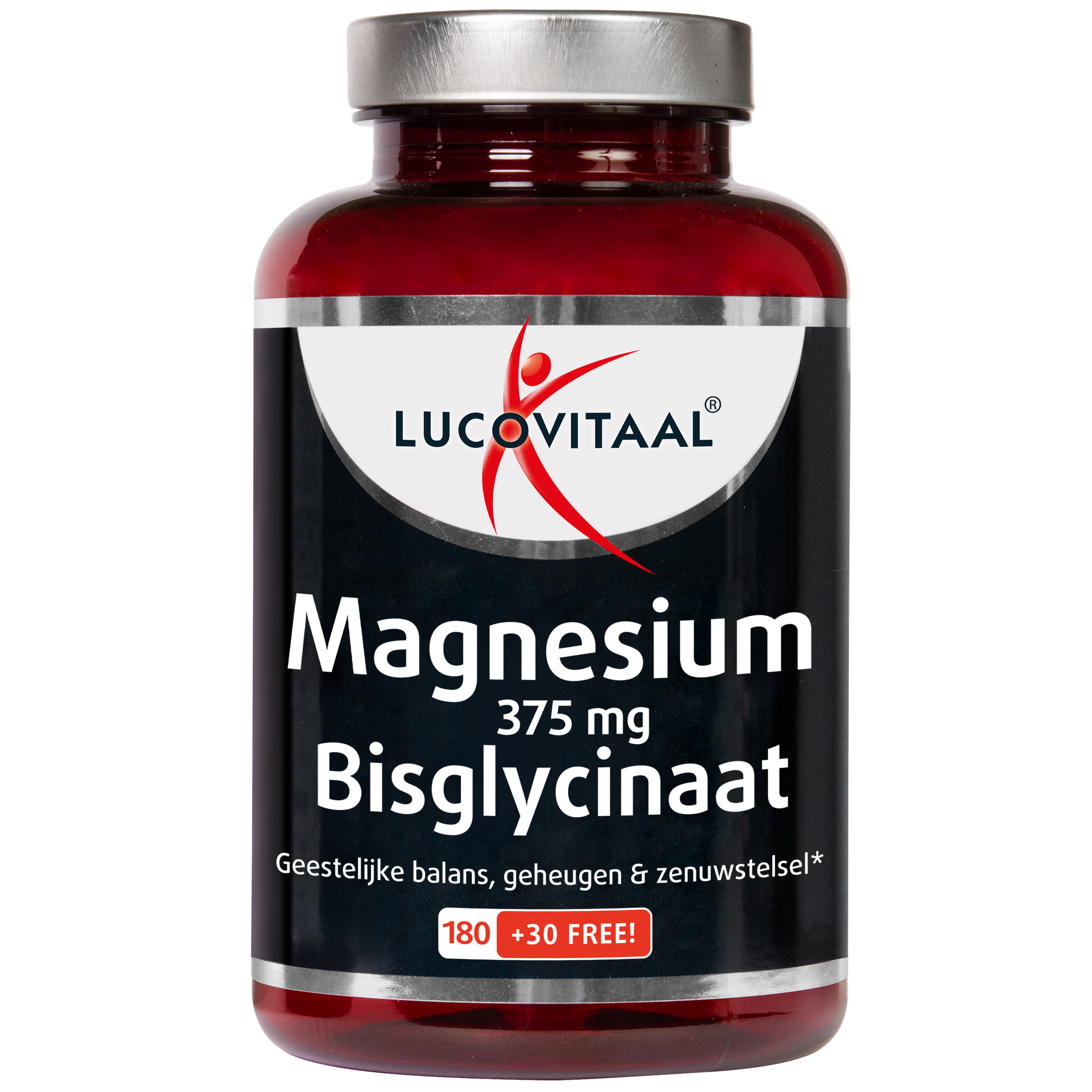 Lucovitaal Magnesium 375 MG Bisglycinaat Tabletten 210 stuks