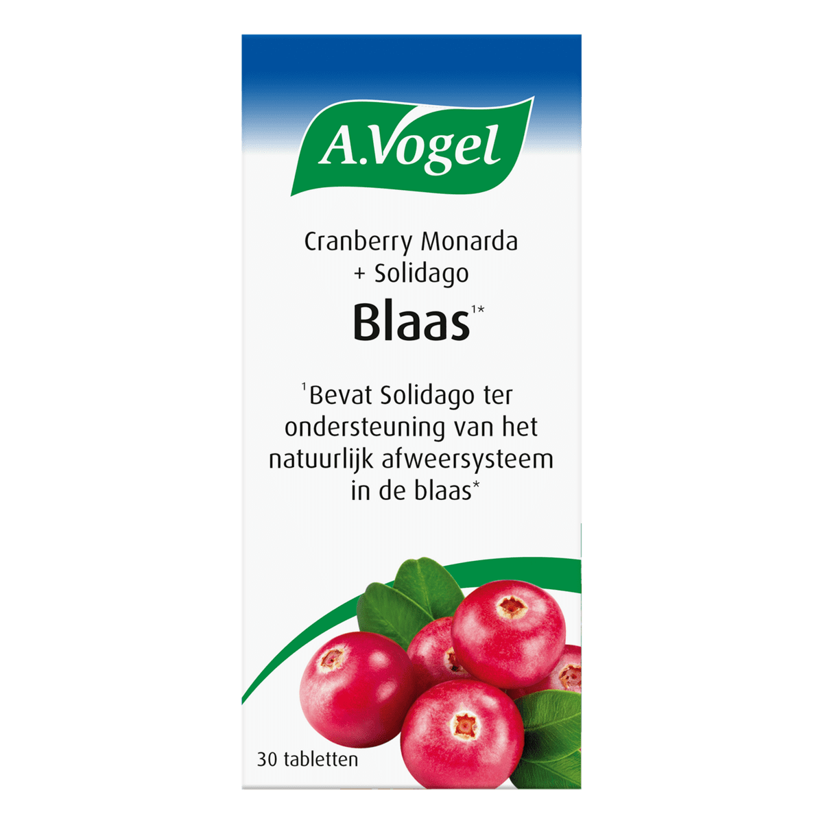 A.Vogel Cranberry Monarda Goed Blaasfunctie Tabletten 30 stuks