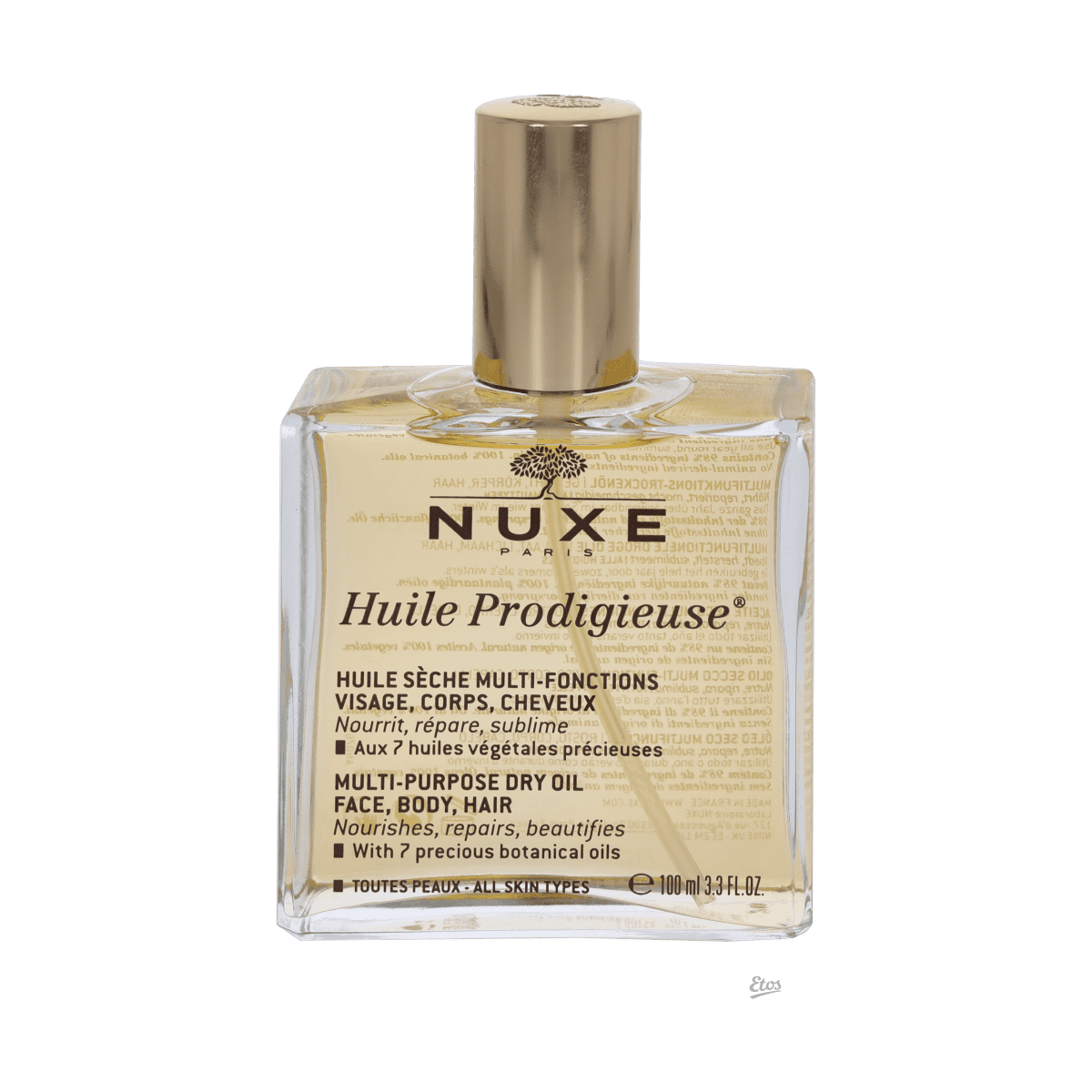 Nuxe Huile Prodigieuse MultiPurpose Dry Oil 100 ML 100 ML Etos