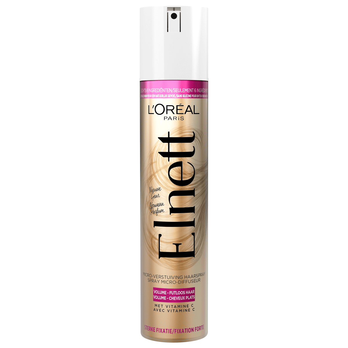 L'Oréal Paris Elnett Satin Volume Haarspray Extra Sterk 200 ML