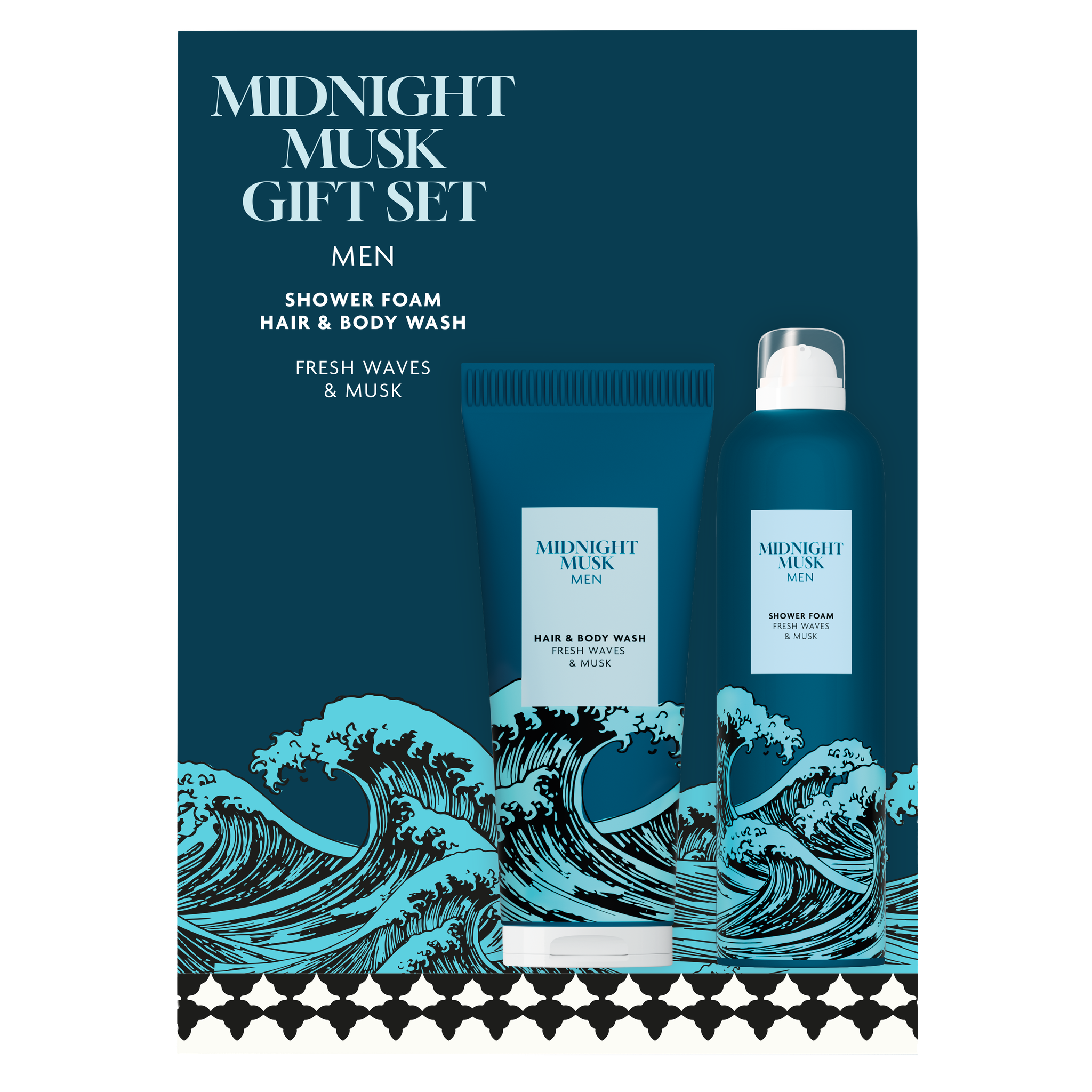 Etos Midnight Musk Giftset Hair Body Wash + Foam