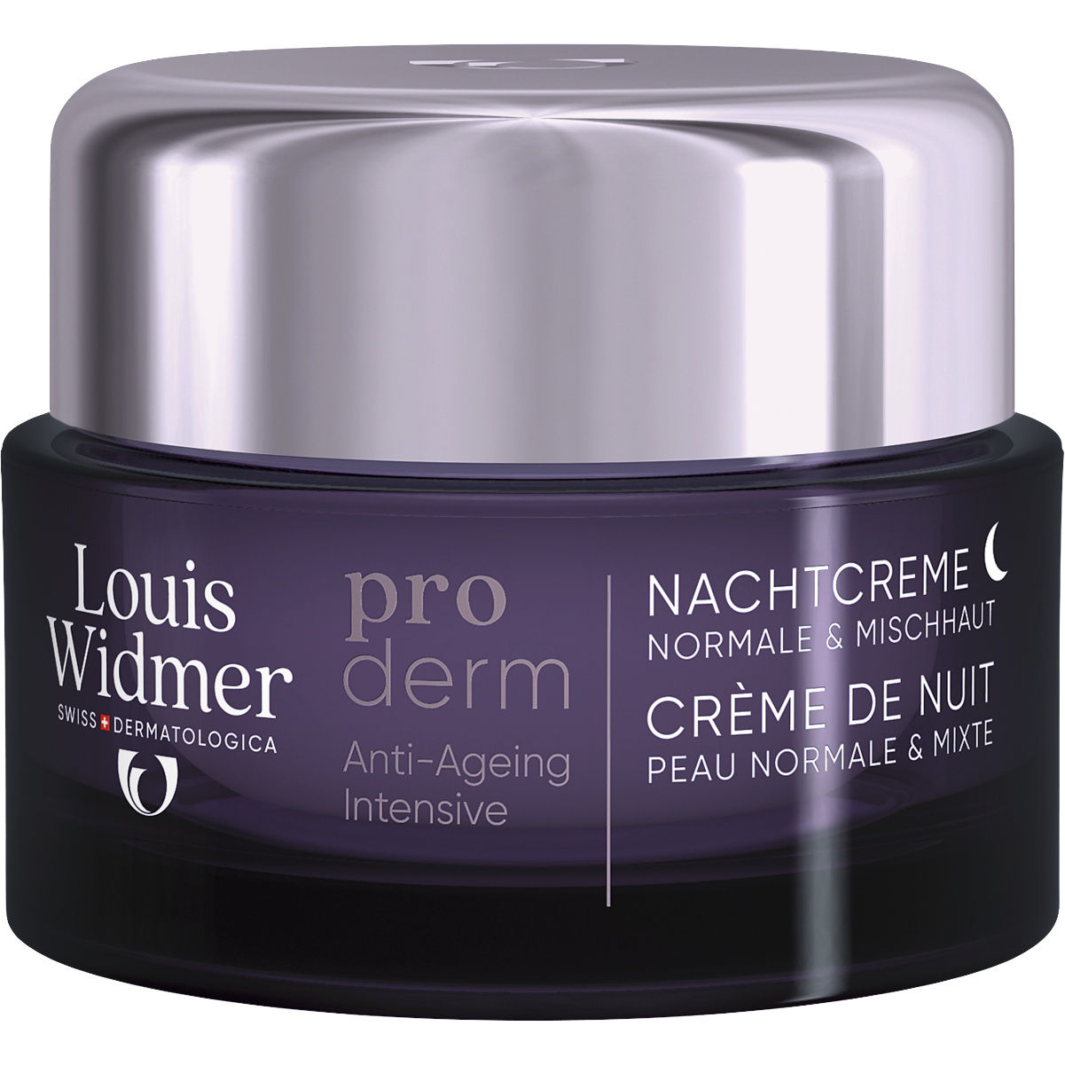 Louis Widmer Proderm Nachtcrème Zonder Parfum 50 ML