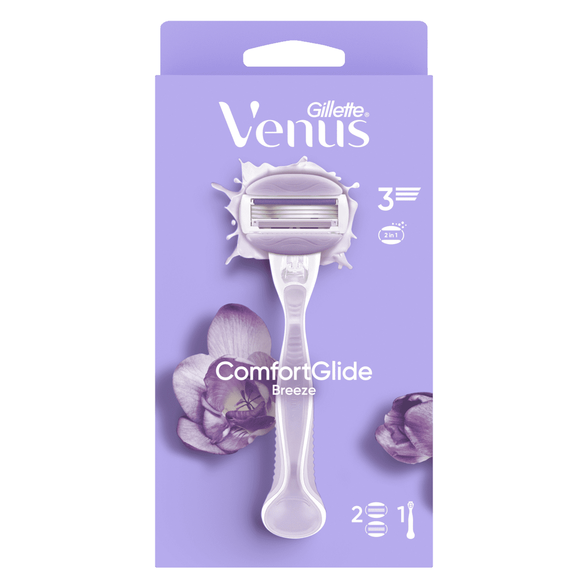 Gillette Venus ComfortGlide Breeze Scheersysteem Met 2 Navulmesjes