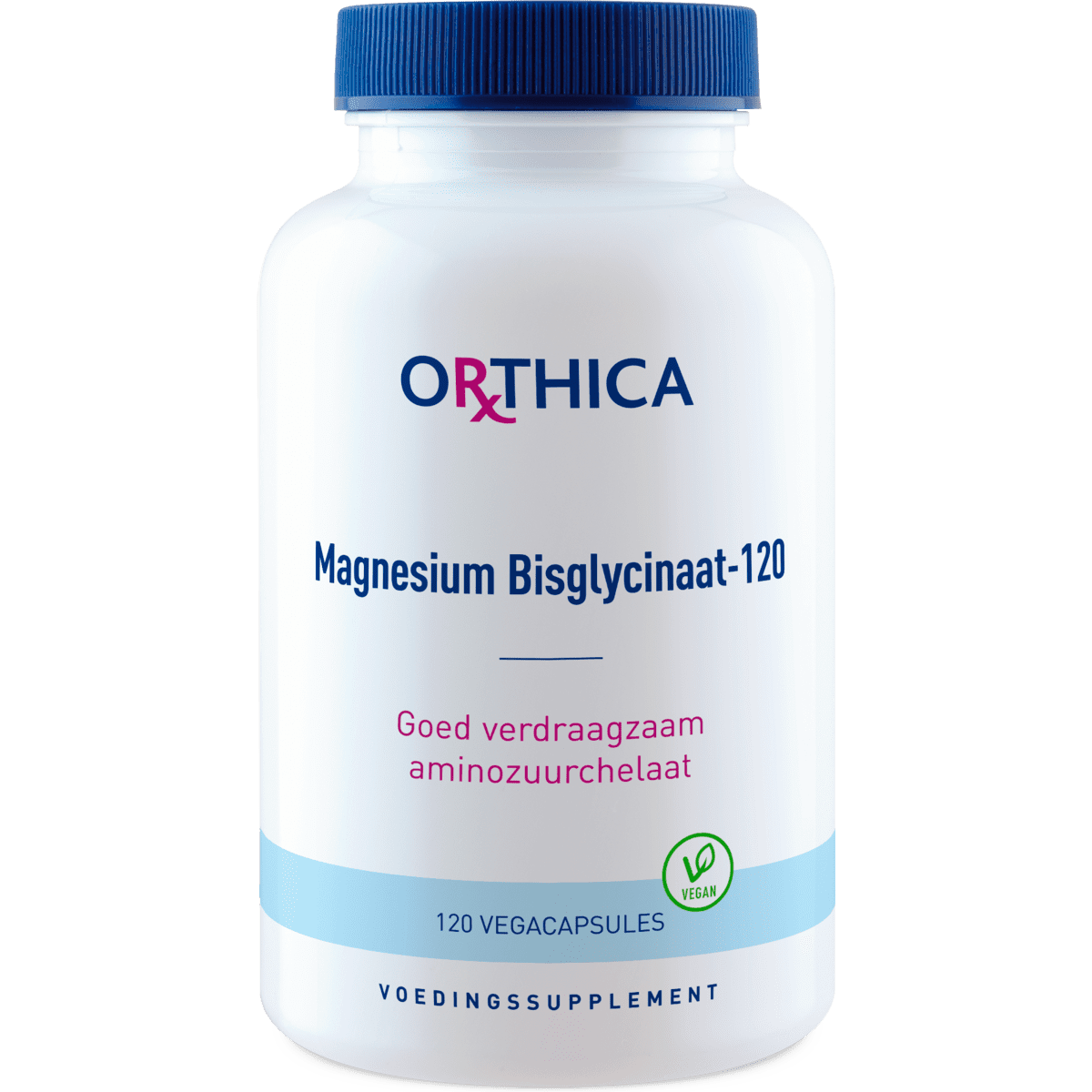 Orthica Magnesium Bisglycinaat Vegan Capsules 120 stuks