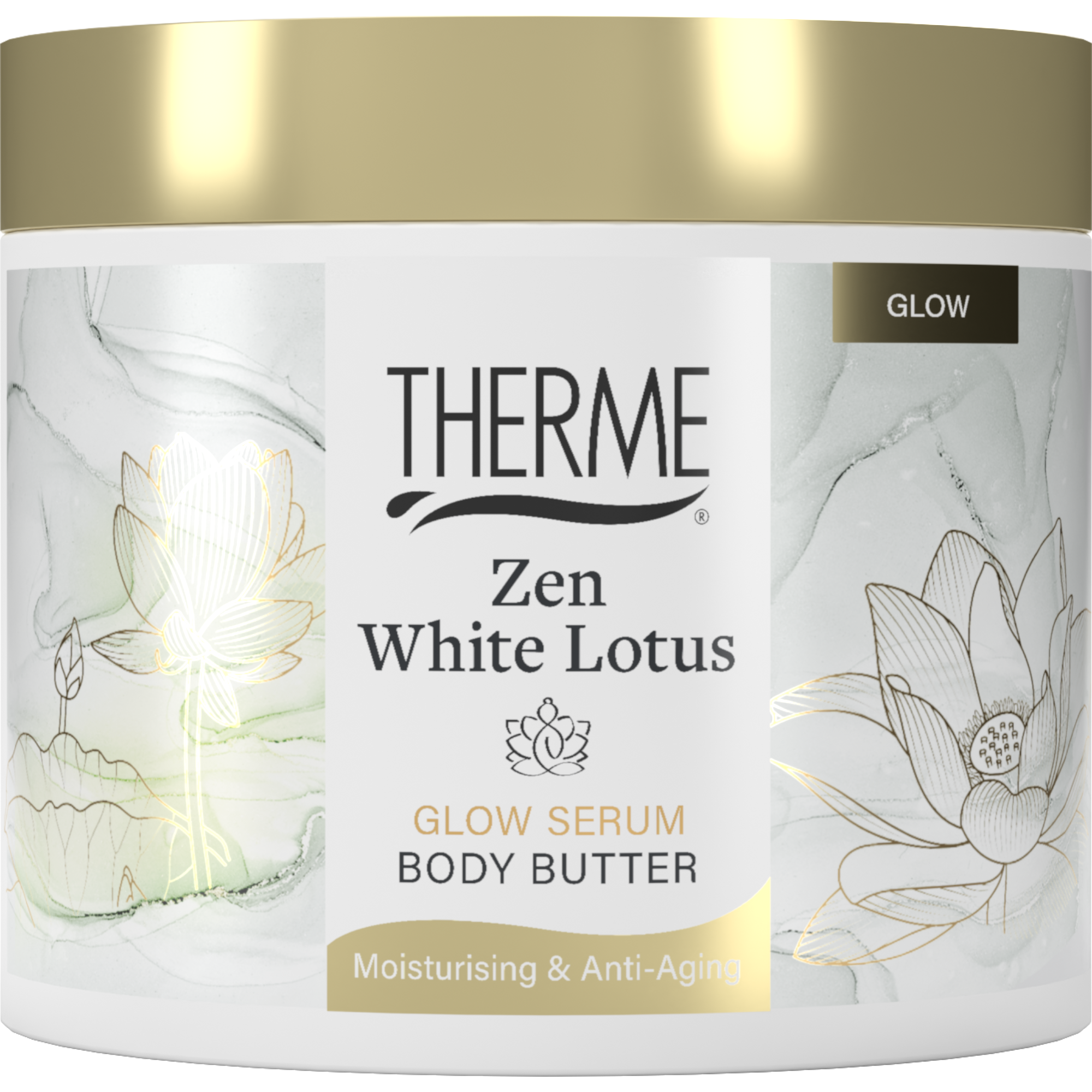 Therme Zen White Lotus Glow Serum Body Butter 225 gram