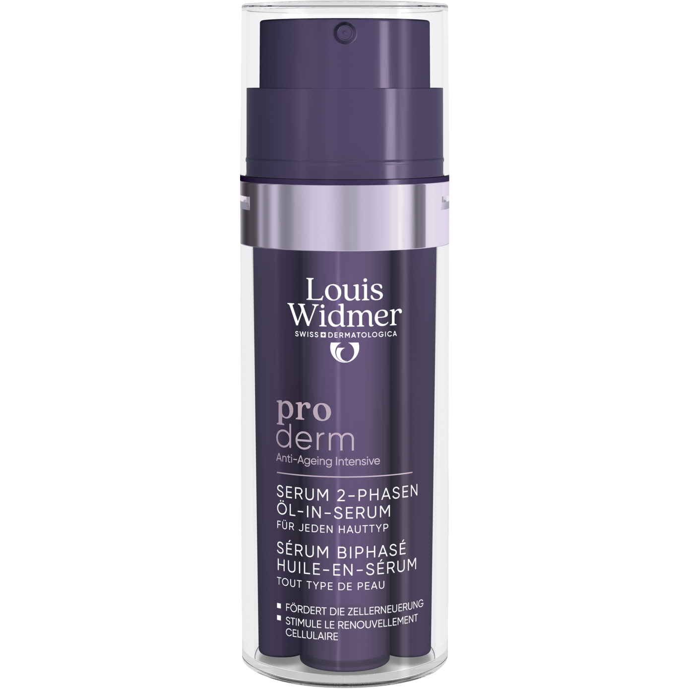 Louis Widmer Proderm Tweefasig Serum Olie-In-Serum Licht Geparfumeerd 35 ML