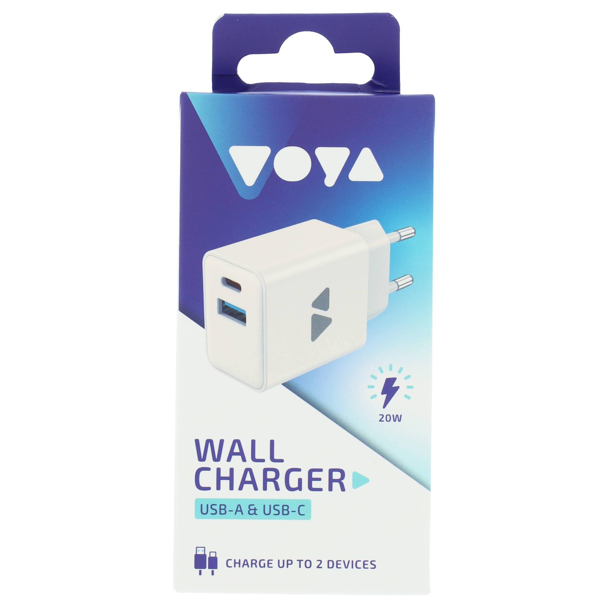 Voya 2-Poorts Wandlader 1 Stuks
