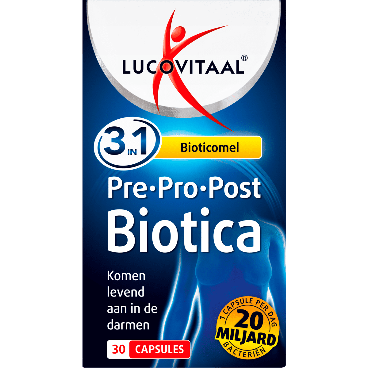 Lucovitaal Pre-Pro-Post Biotica Capsules 30 stuks