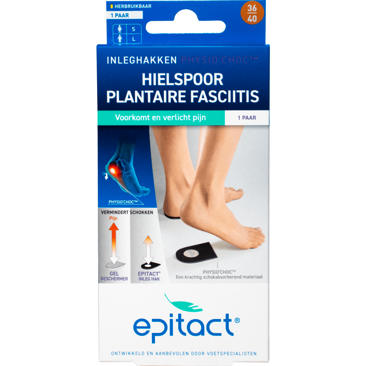 Epitact Hielspoor Inleghakken 36-40 EA Etos