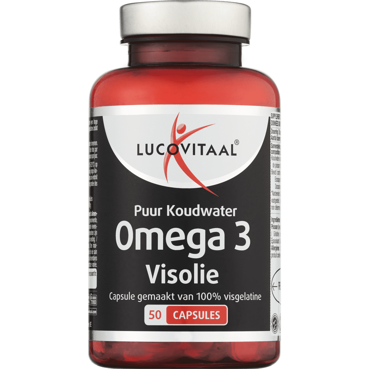 Om toevlucht te zoeken microfoon woonadres Lucovitaal Omega 3 Visolie Capsules 50 EA | Etos