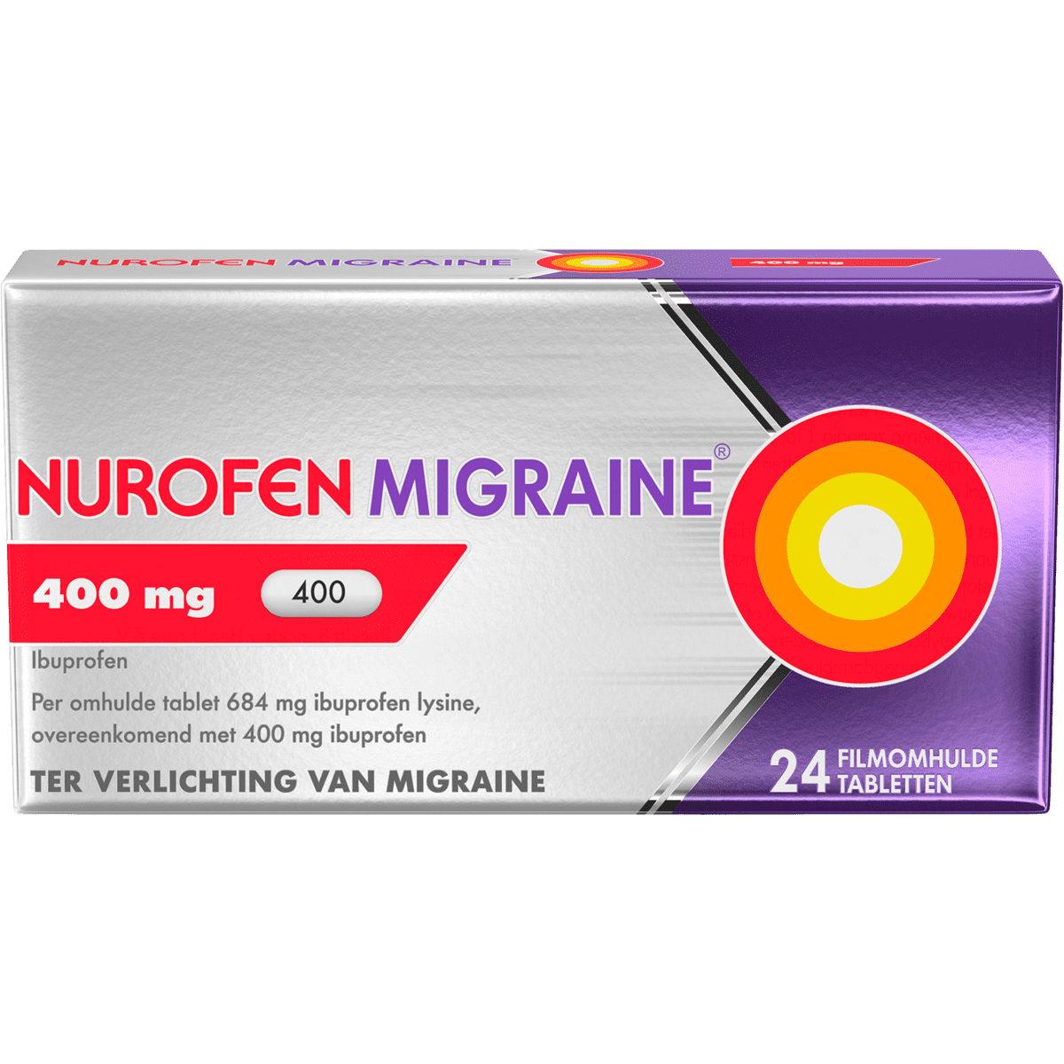 Nurofen Migraine 400 MG Tabletten 24 stuks